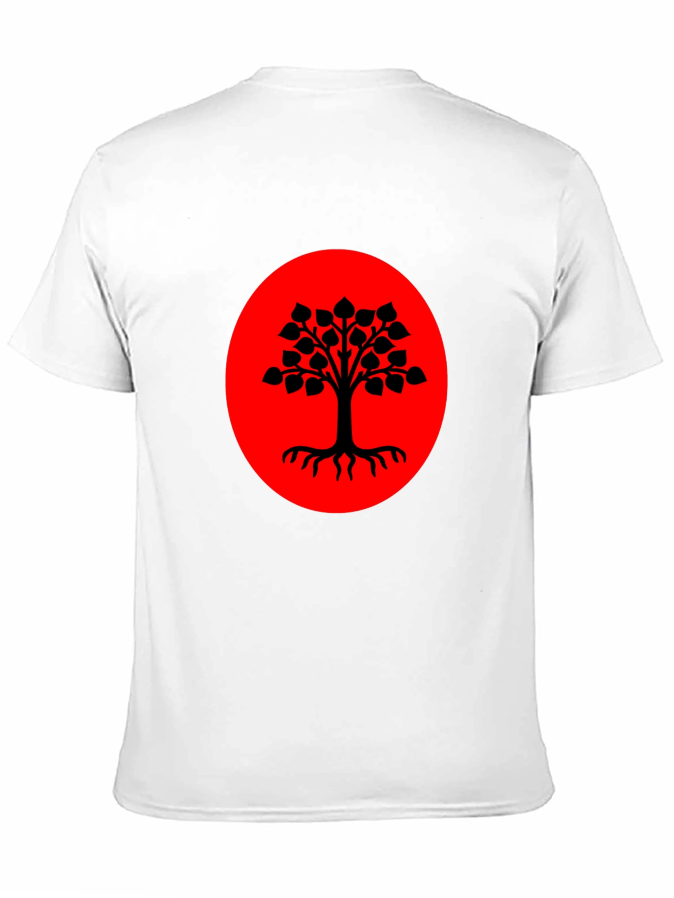 Tree of Life Graphic Tee - Red & Black