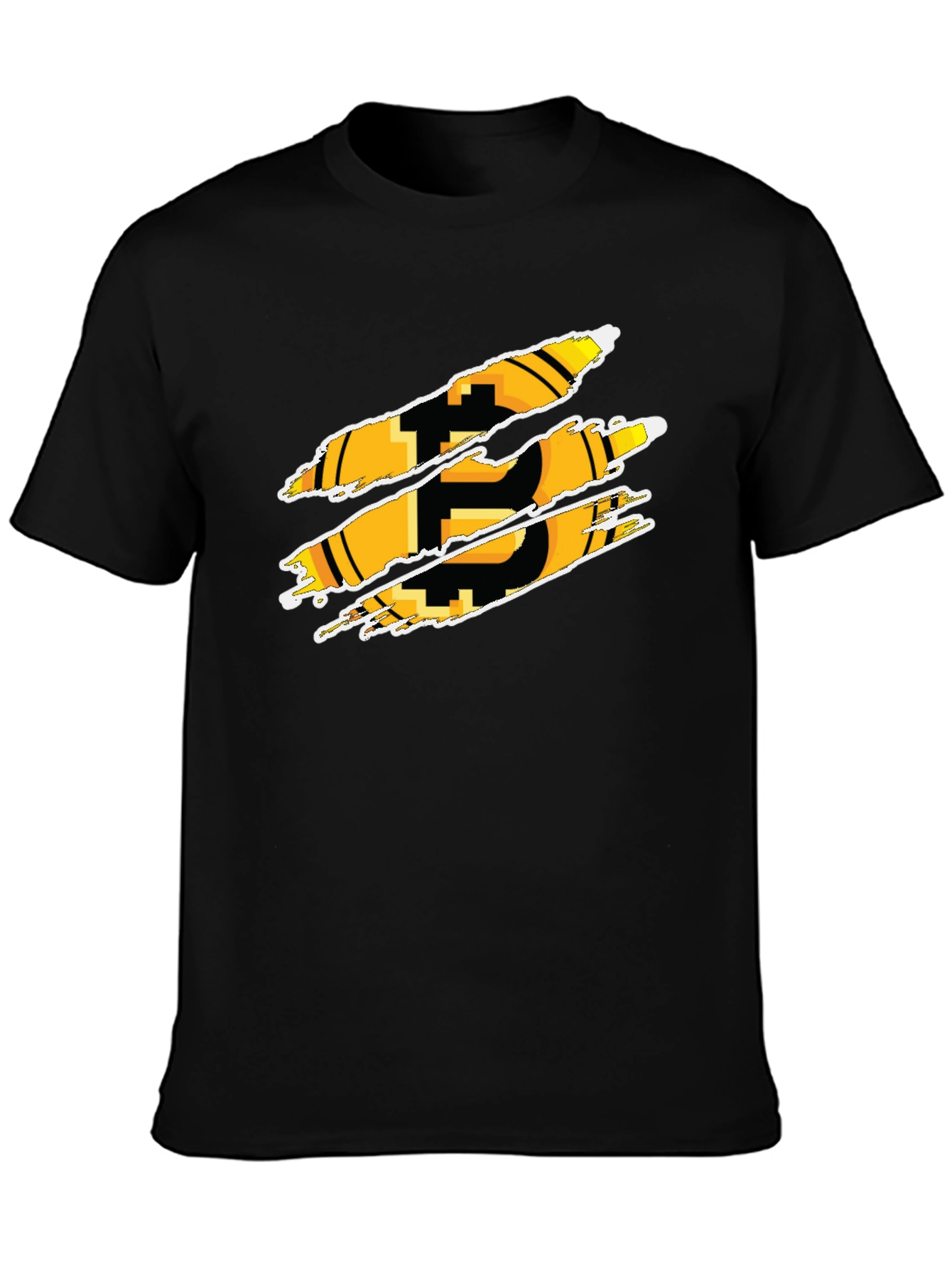 Bitcoin Graphic Black T-Shirt