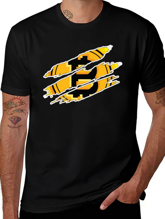 Bitcoin Graphic Black T-Shirt