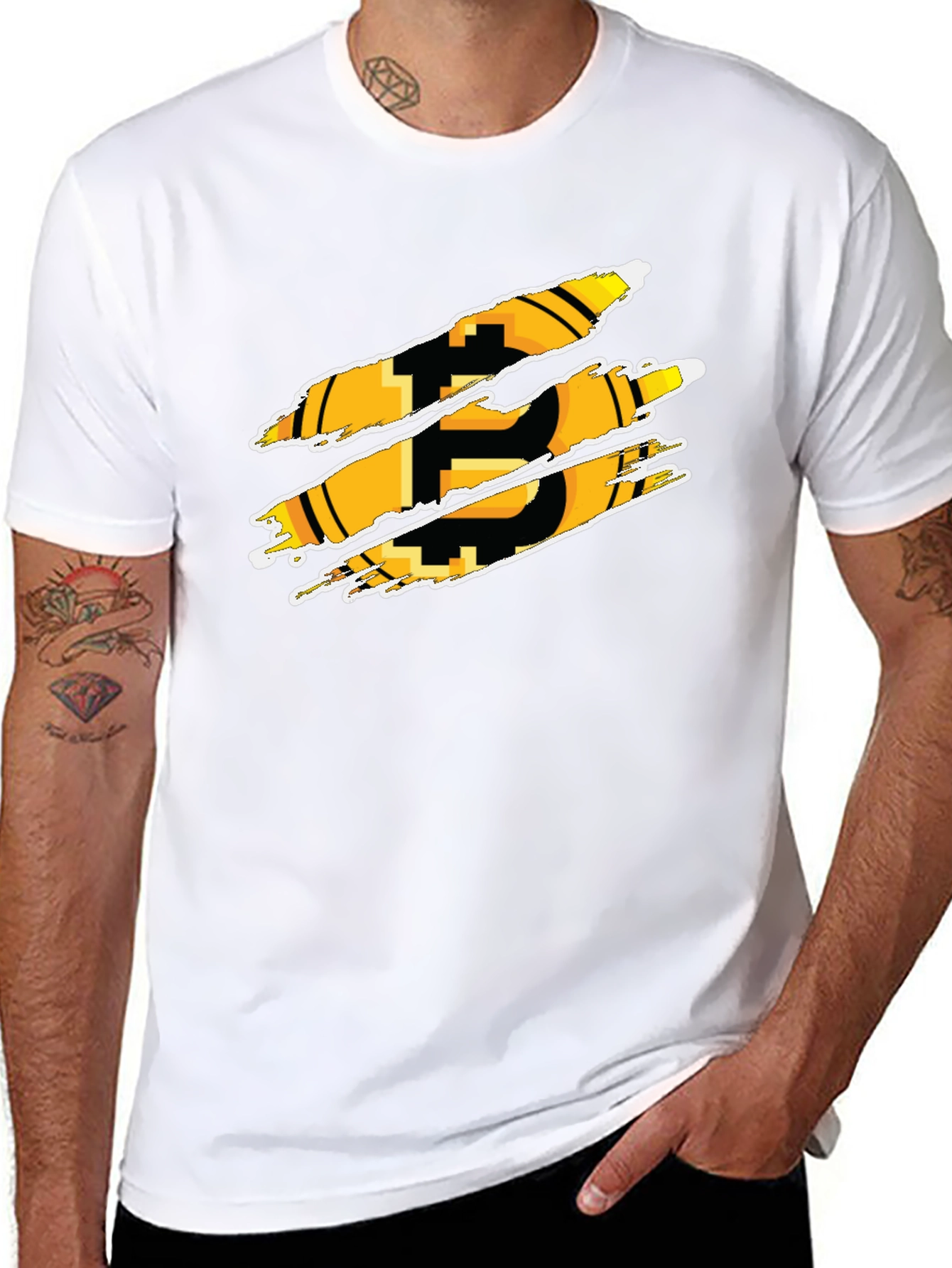 Bitcoin Graphic Black T-Shirt