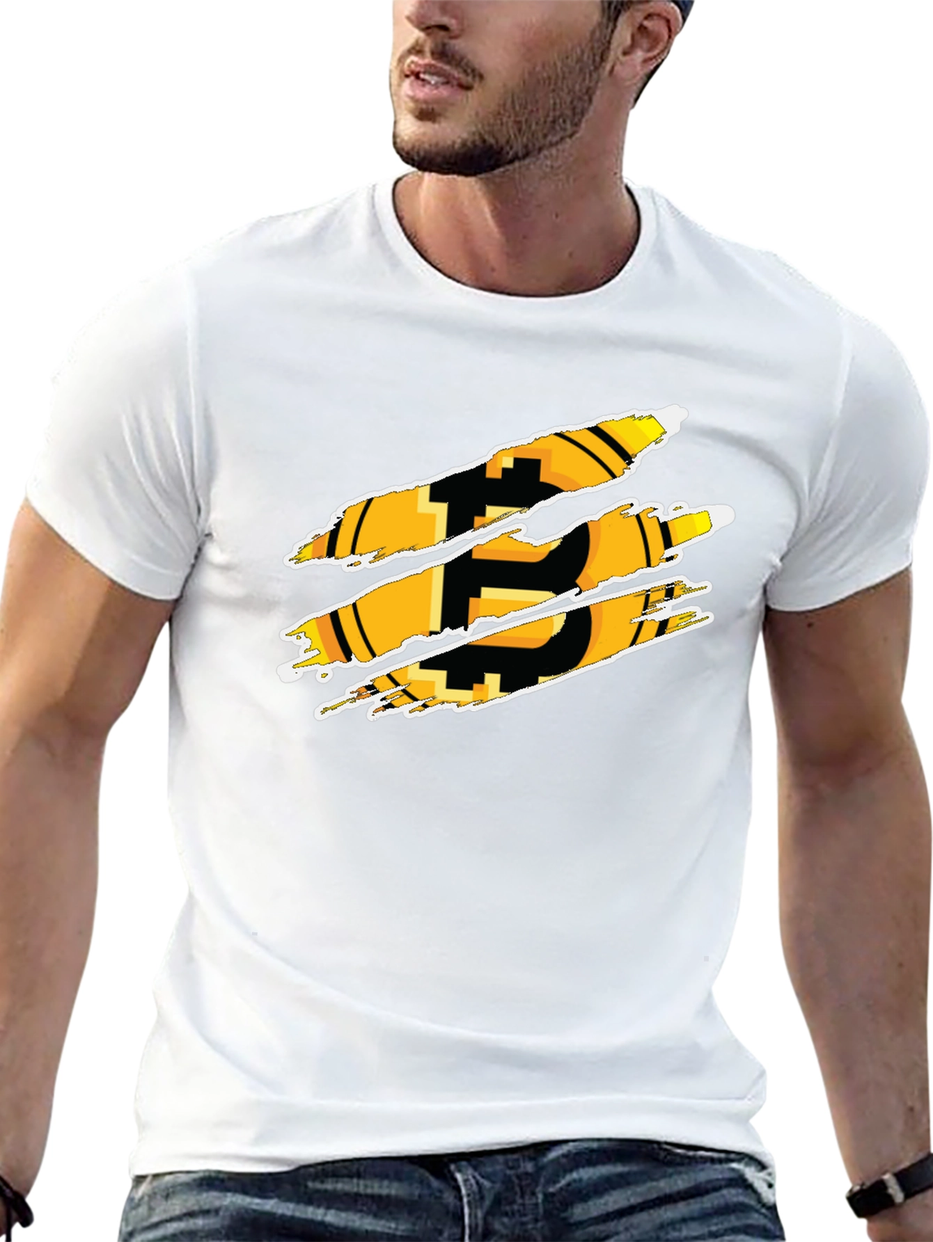 Bitcoin Graphic Black T-Shirt