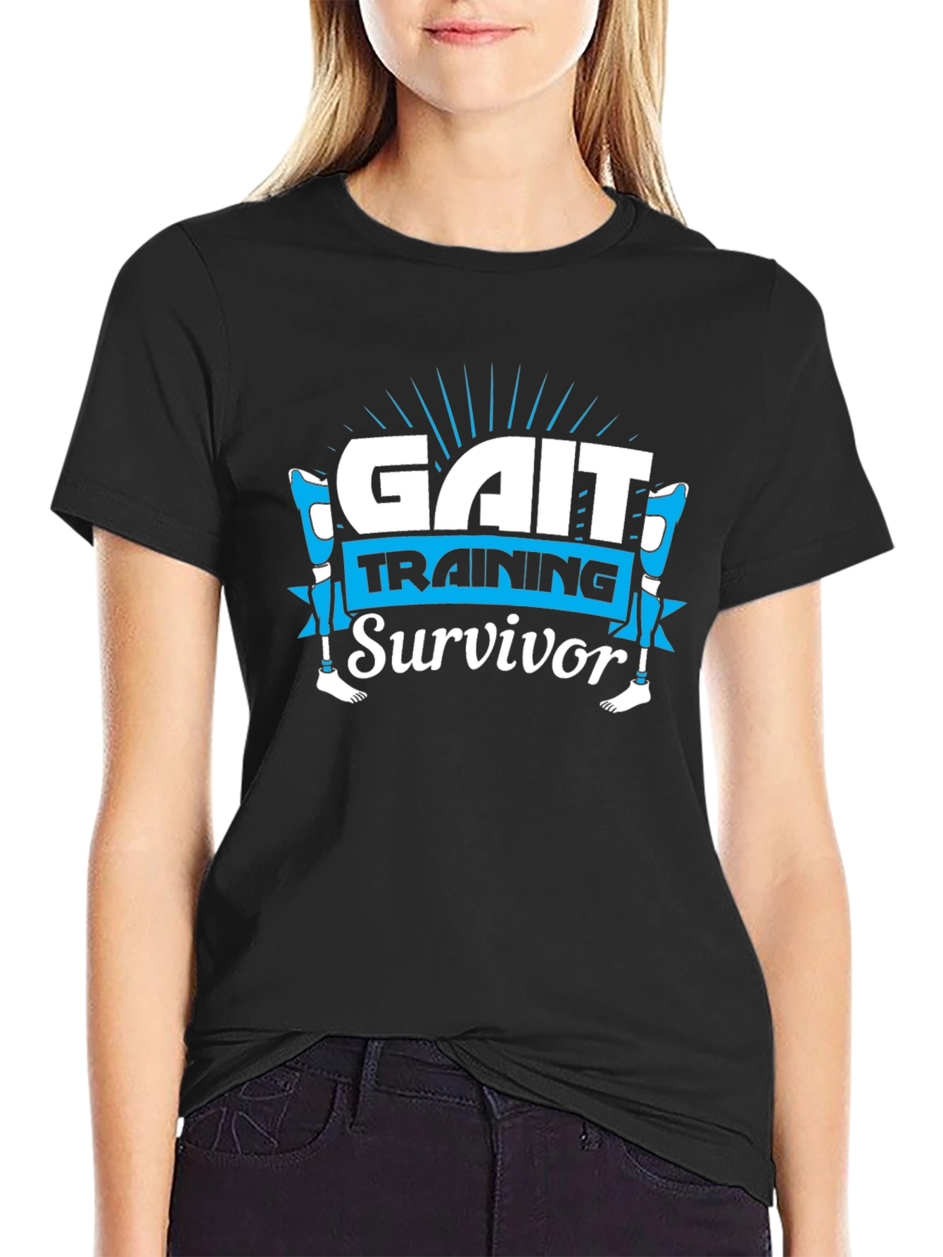 Gait Training Survivor Graphic T-Shirt
