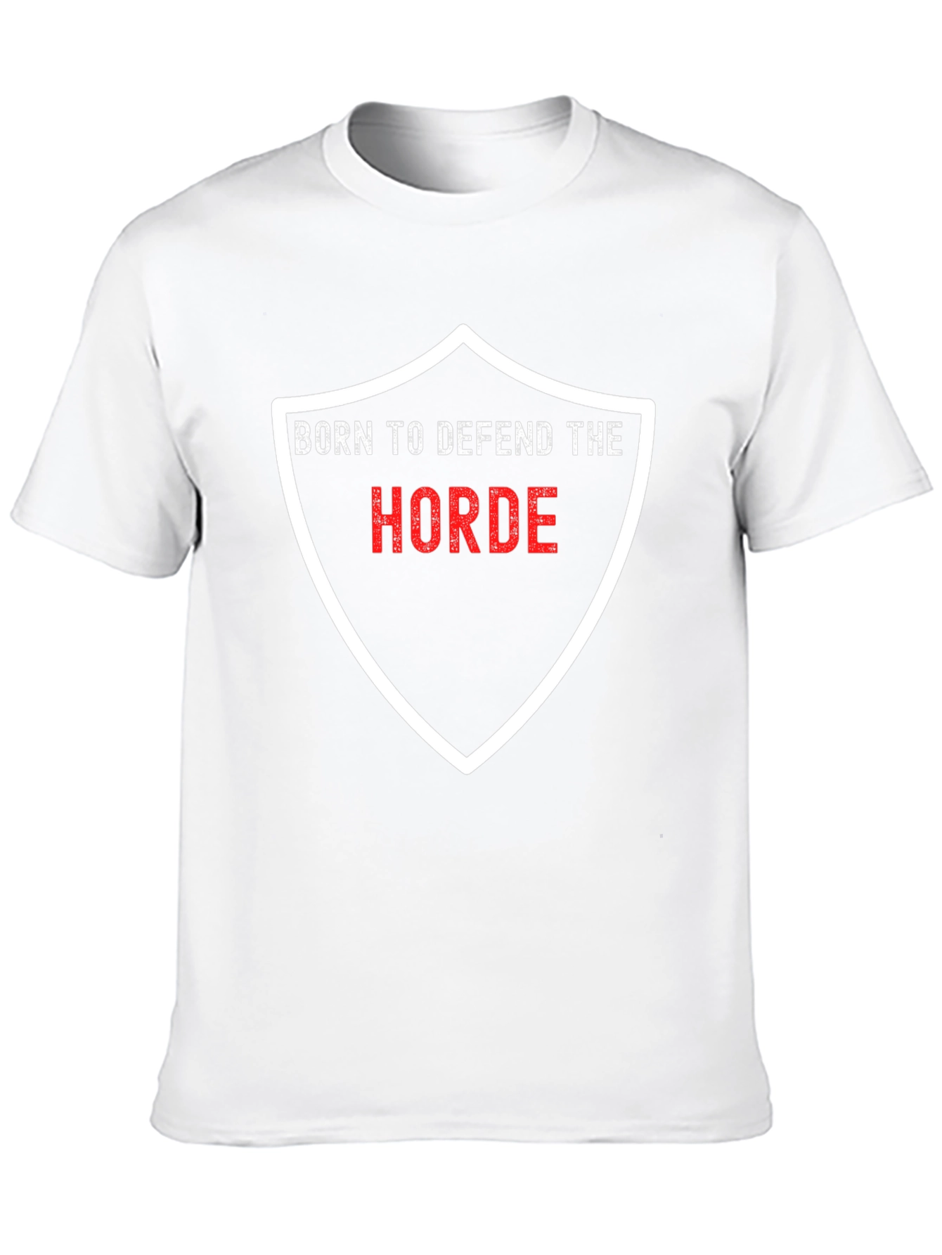 Born to Defend The Horde Black T-Shirt