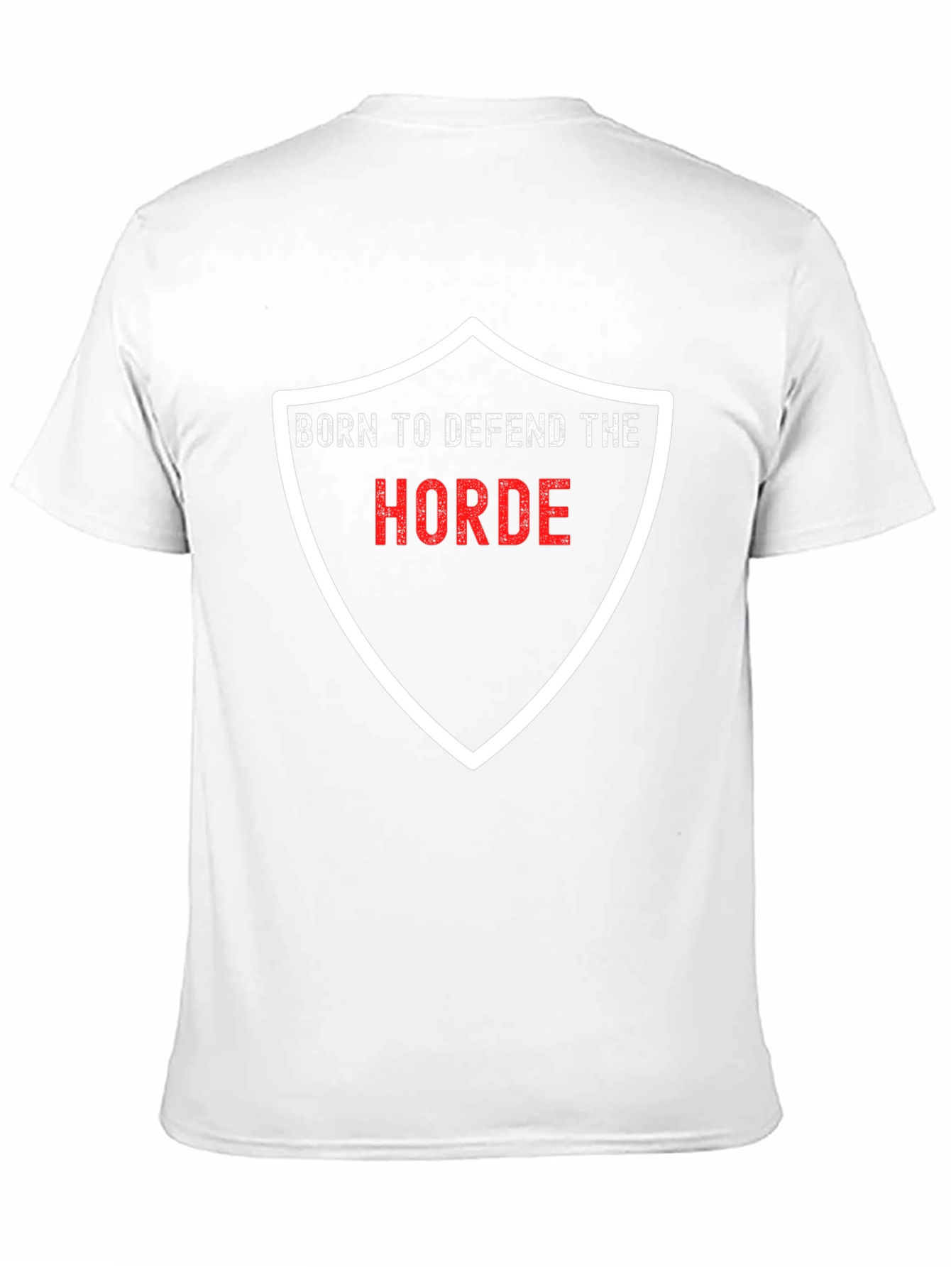Born to Defend The Horde Black T-Shirt