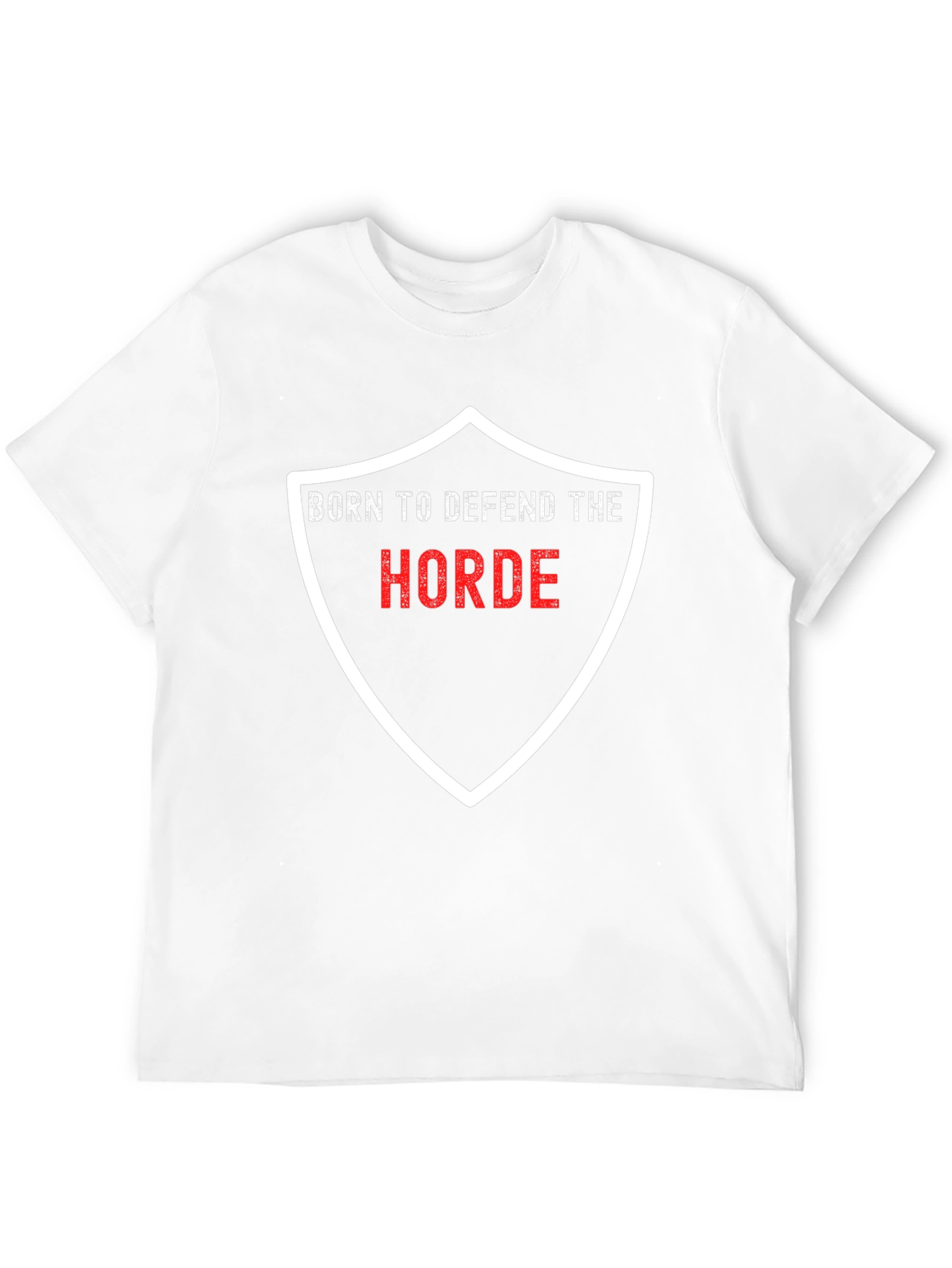 Born to Defend The Horde Black T-Shirt