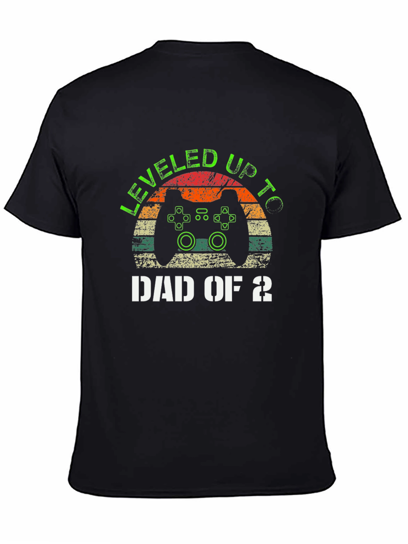 Leveled Up to Dad of 2 T-Shirt