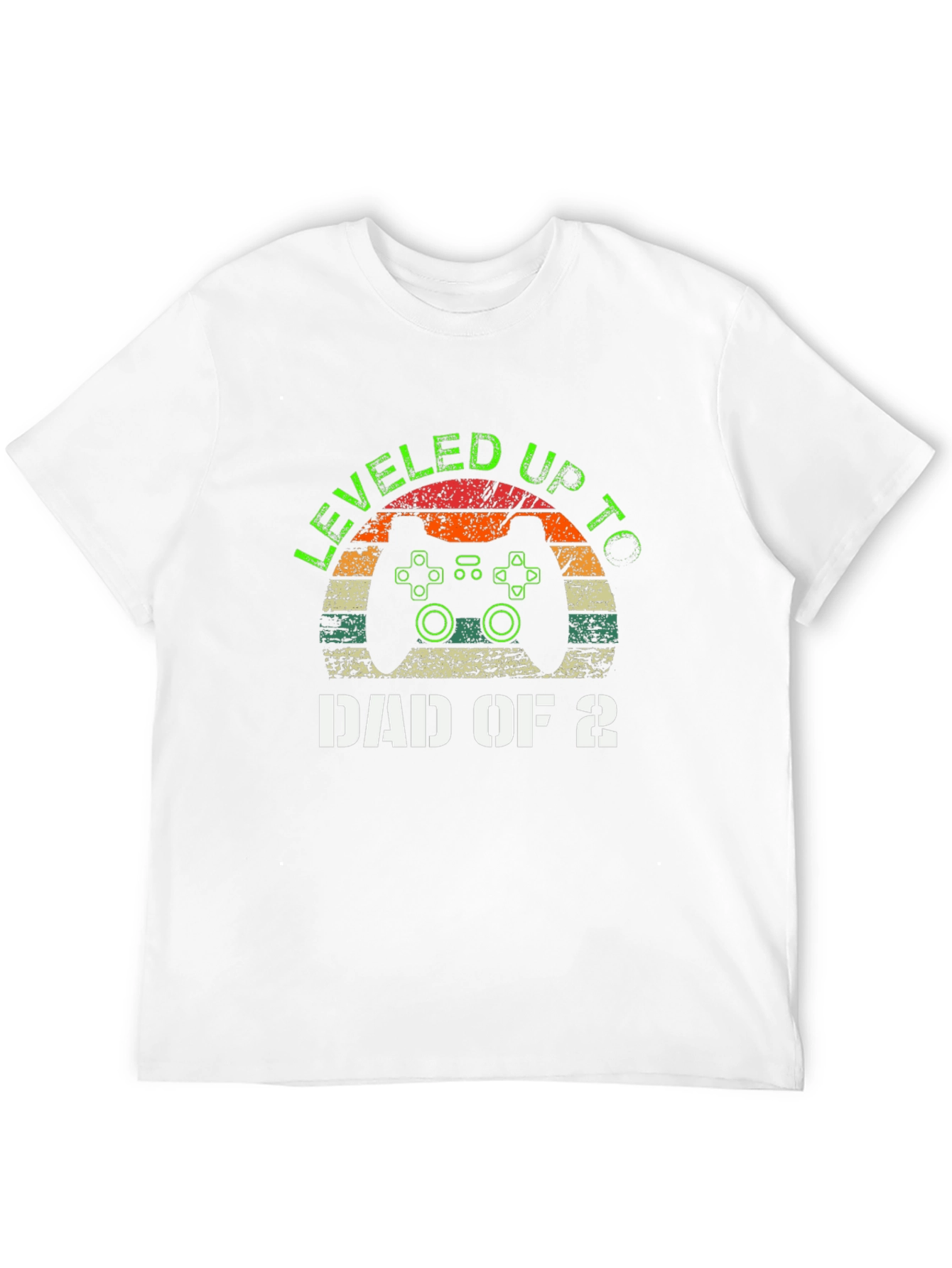 Leveled Up to Dad of 2 T-Shirt