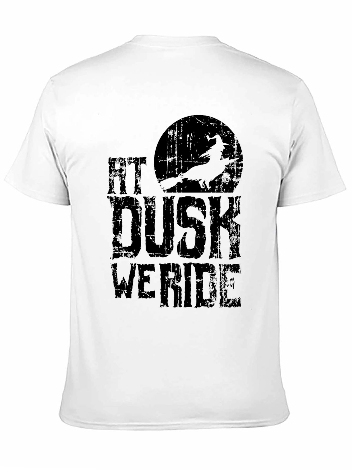 At Dusk We Ride T-Shirt - Witch Halloween Tee