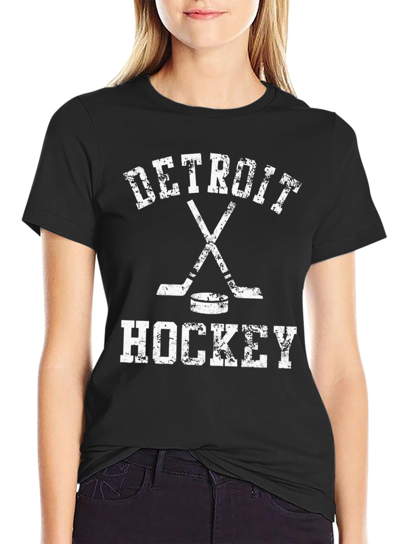 Detroit Hockey Graphic T-Shirt