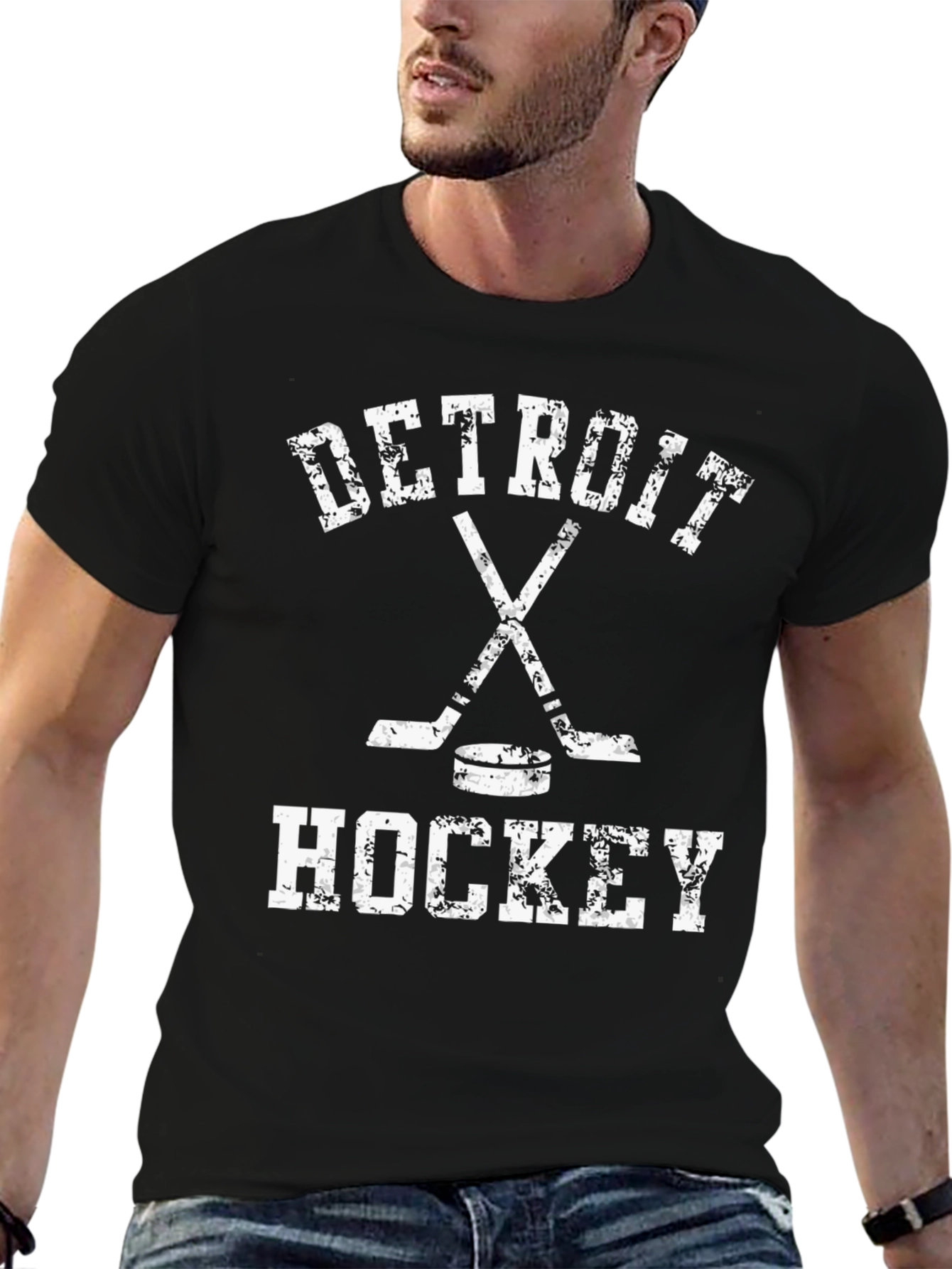Detroit Hockey Graphic T-Shirt
