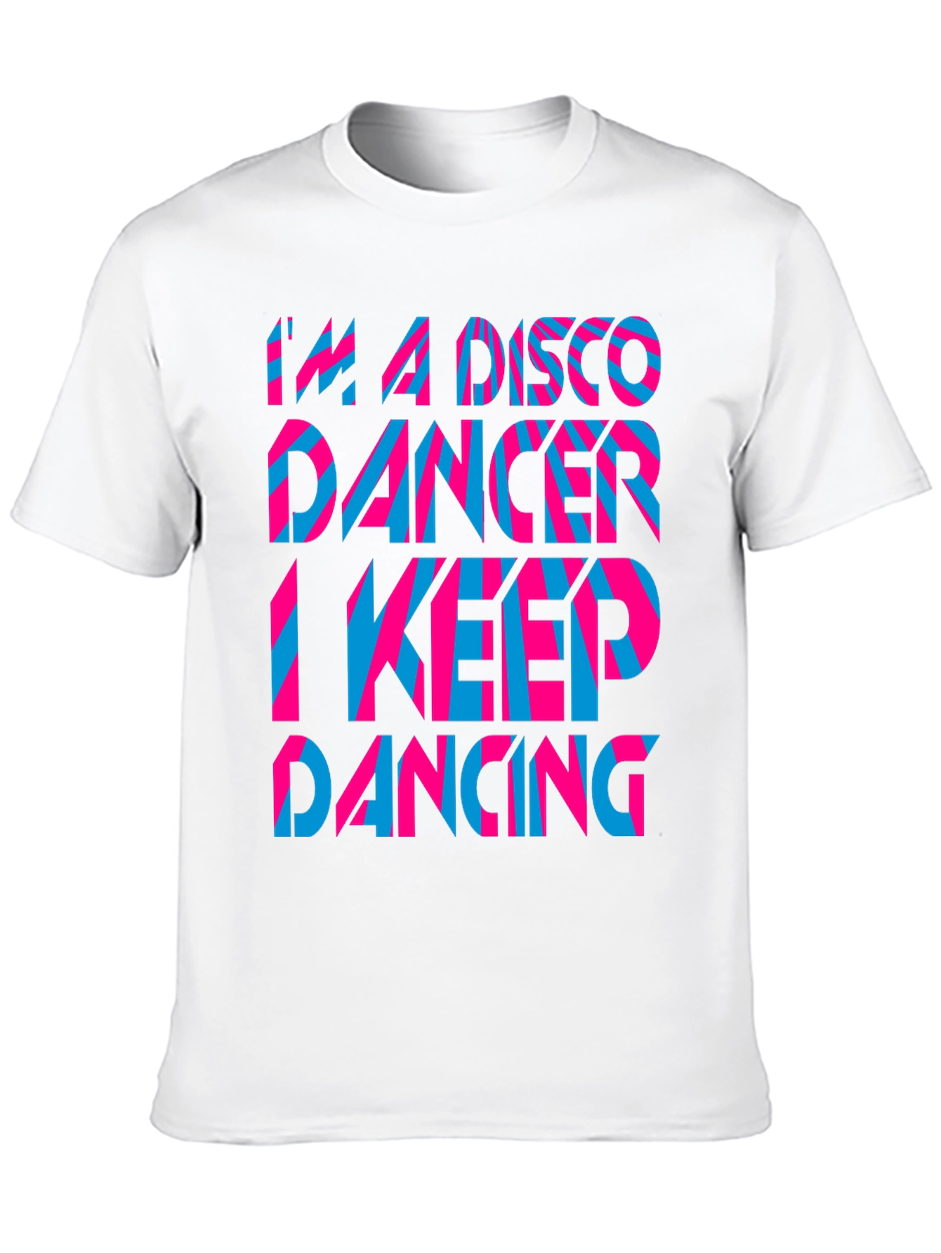 Disco Dancer Graphic Print Crew Neck T-Shirt