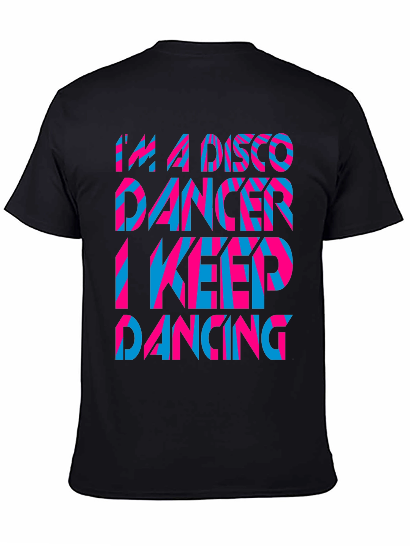 Disco Dancer Graphic Print Crew Neck T-Shirt