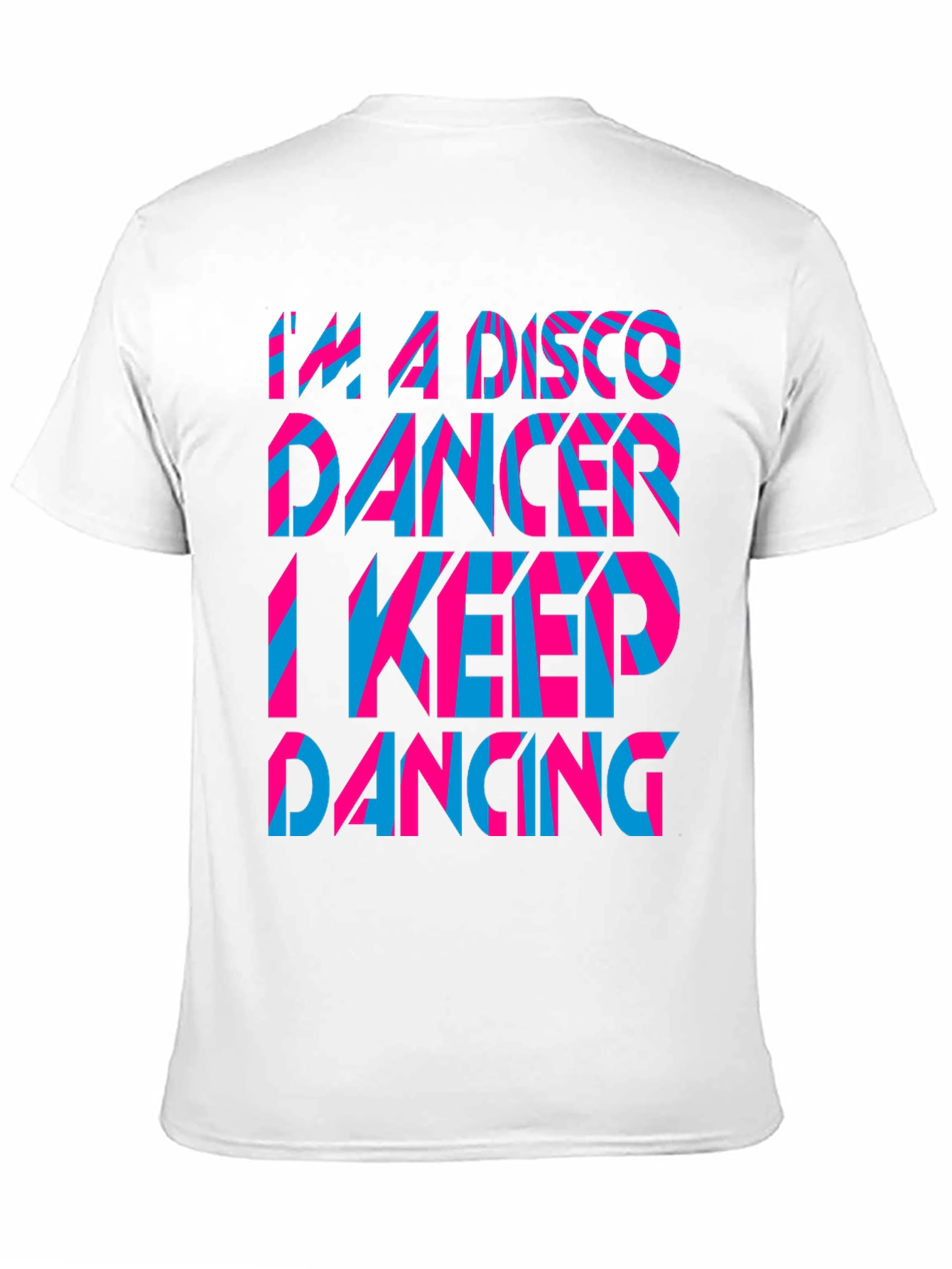 Disco Dancer Graphic Print Crew Neck T-Shirt