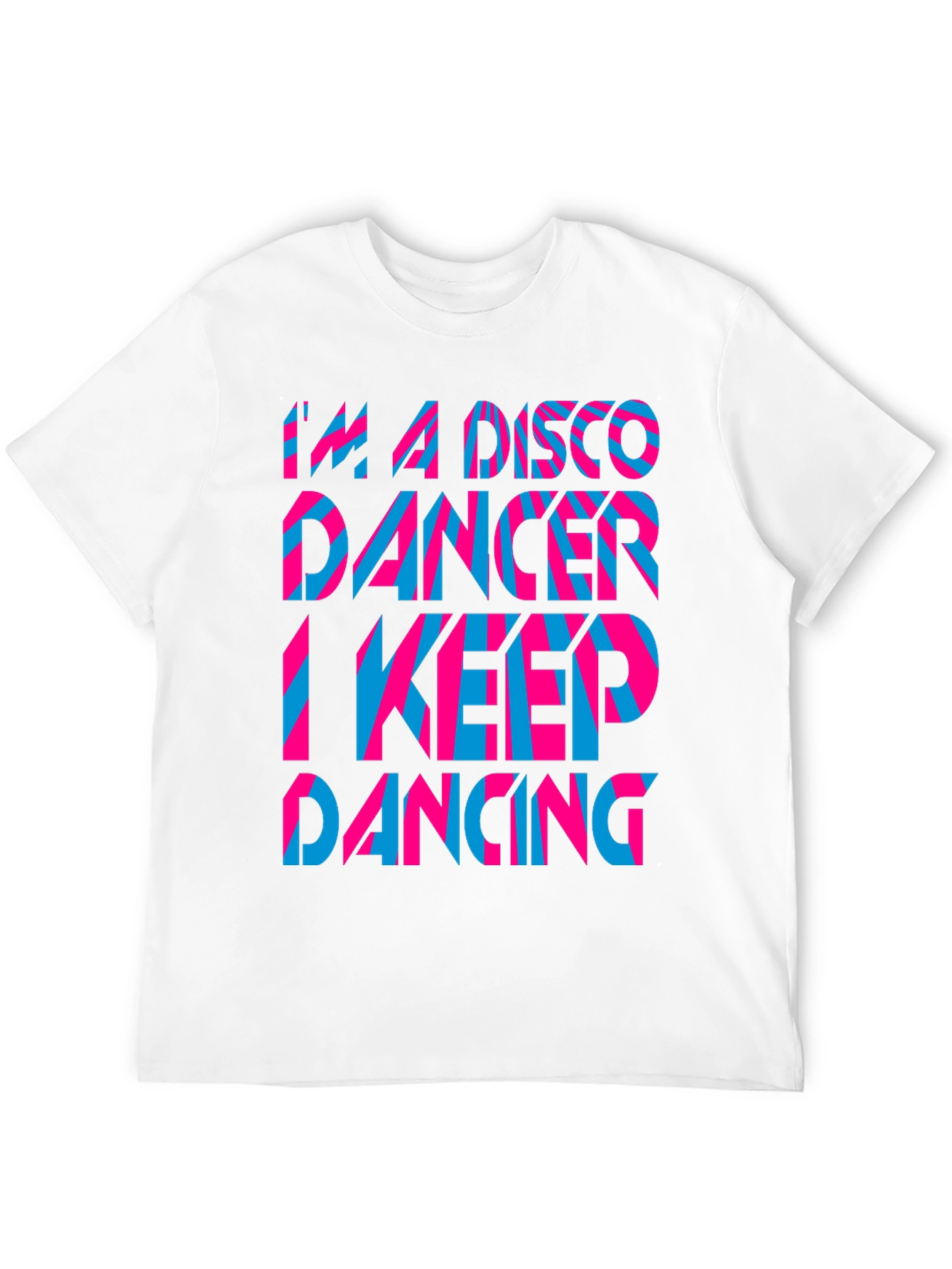 Disco Dancer Graphic Print Crew Neck T-Shirt