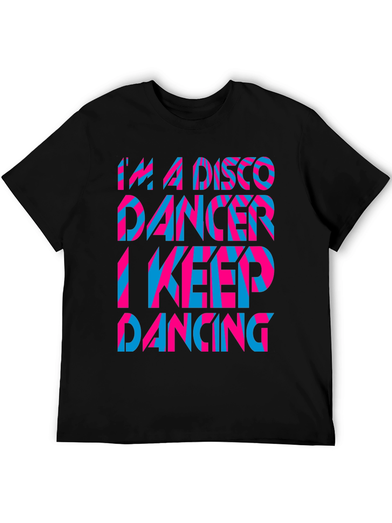 Disco Dancer Graphic Print Crew Neck T-Shirt
