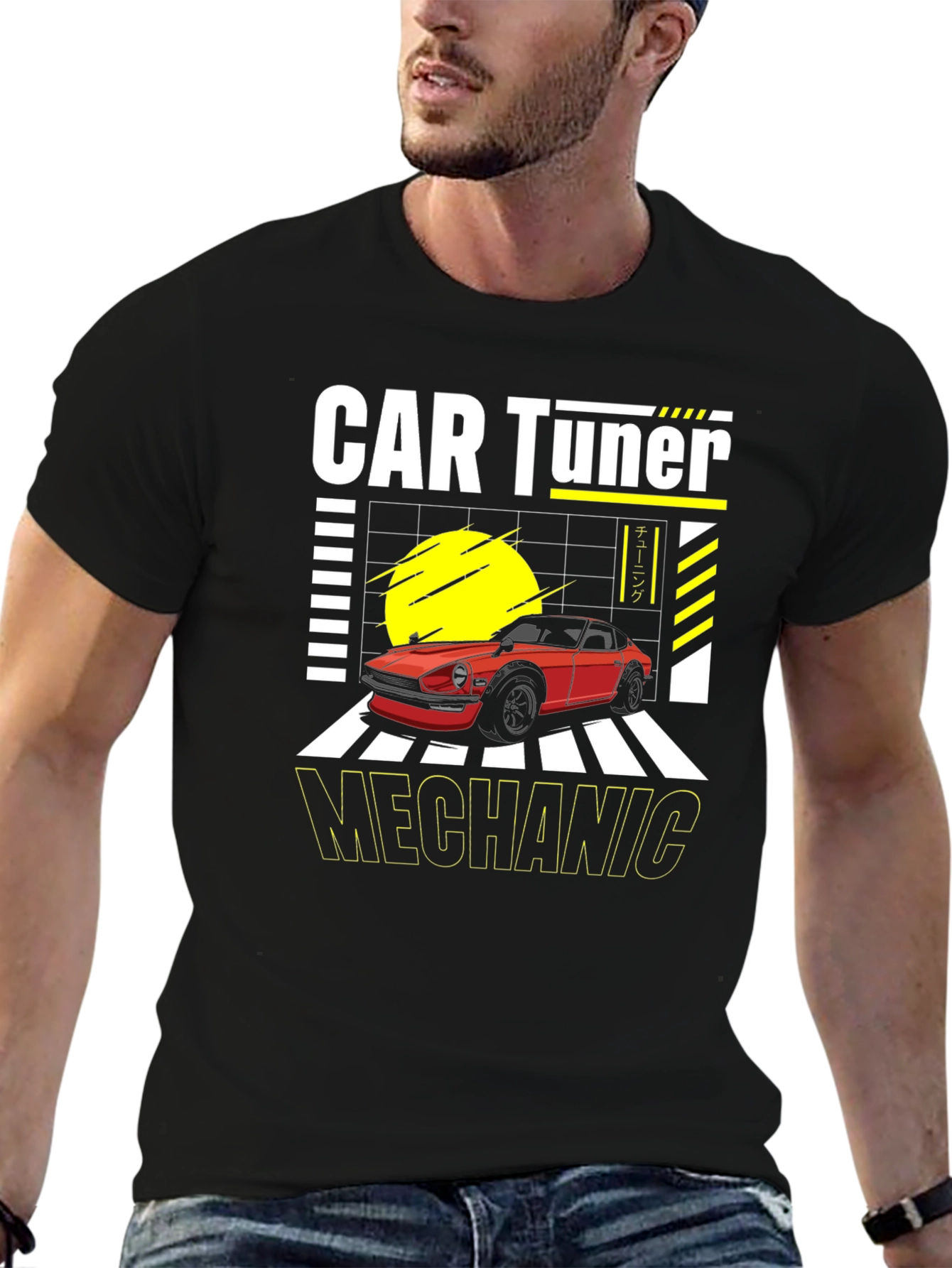 Car Tuner Mechanic Graphic Tee - Automotive Enthusiast