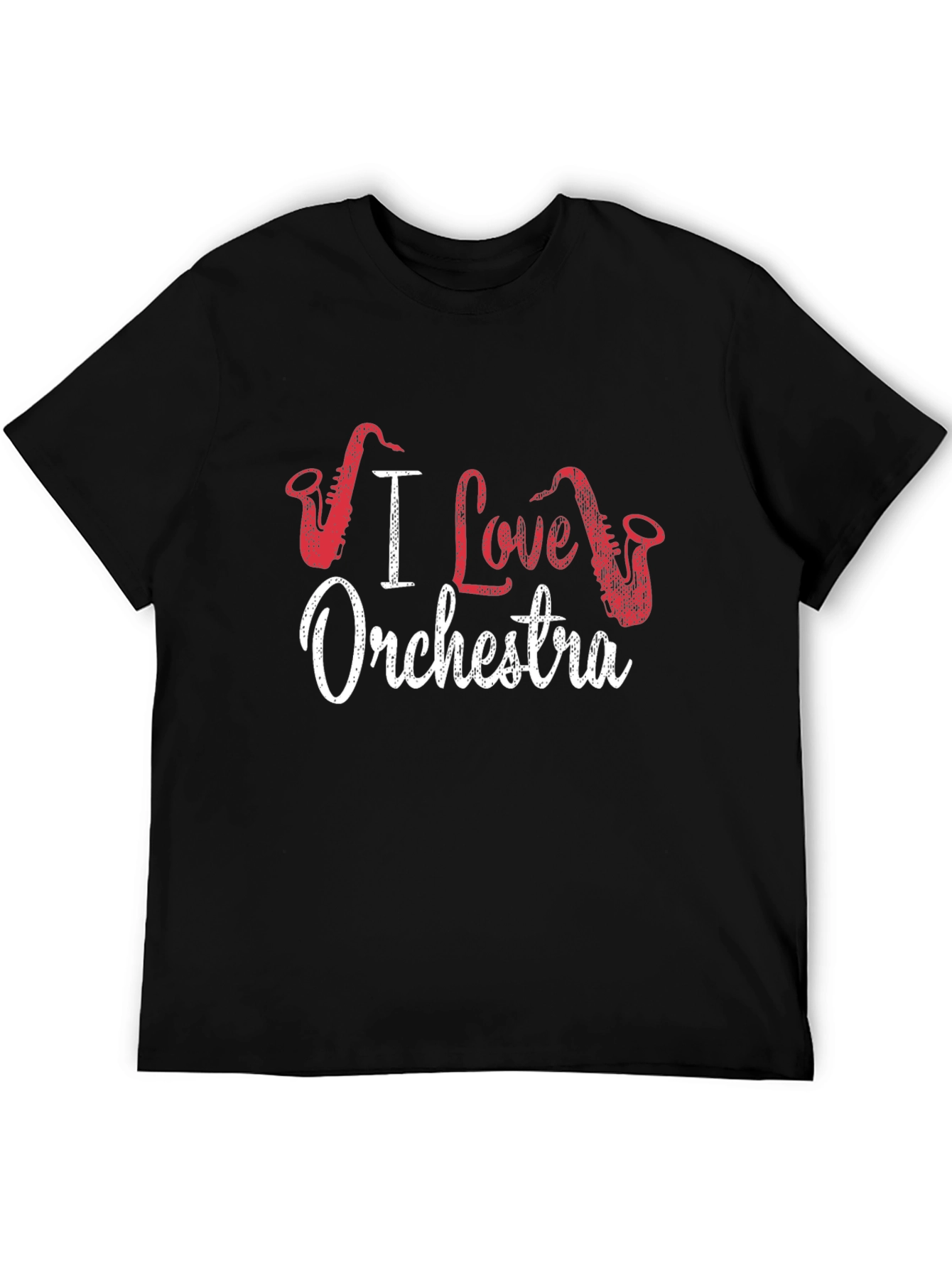 I Love Orchestra Saxophone Graphic Tee