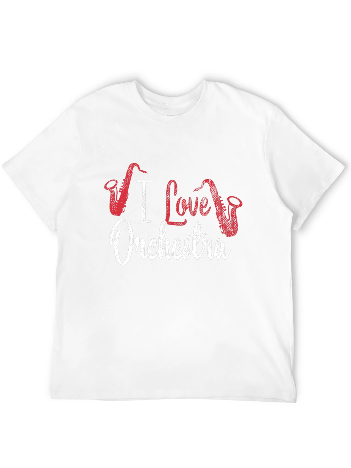 I Love Orchestra Saxophone Graphic Tee