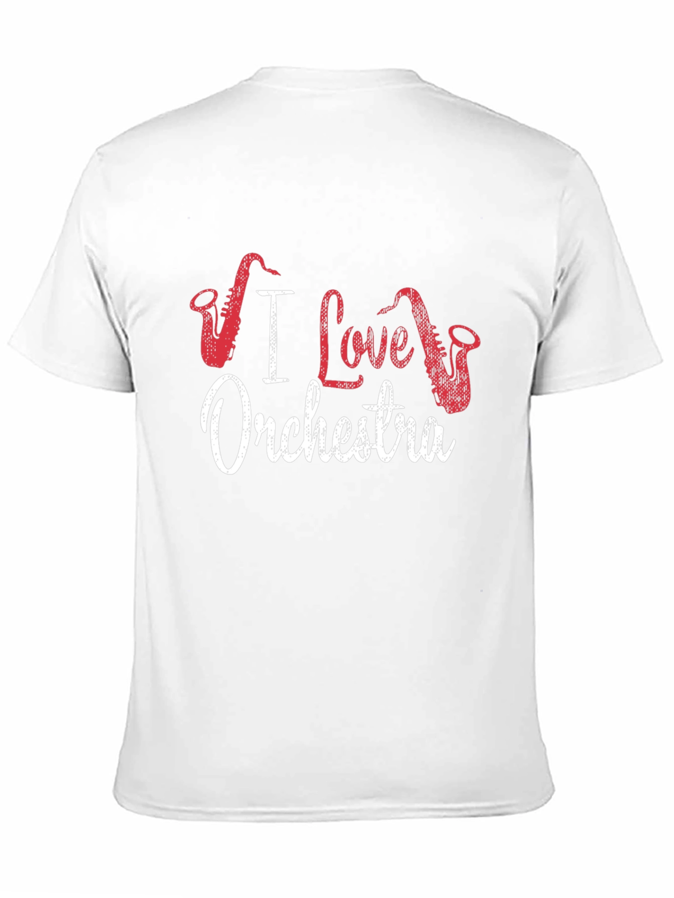 I Love Orchestra Saxophone Graphic Tee