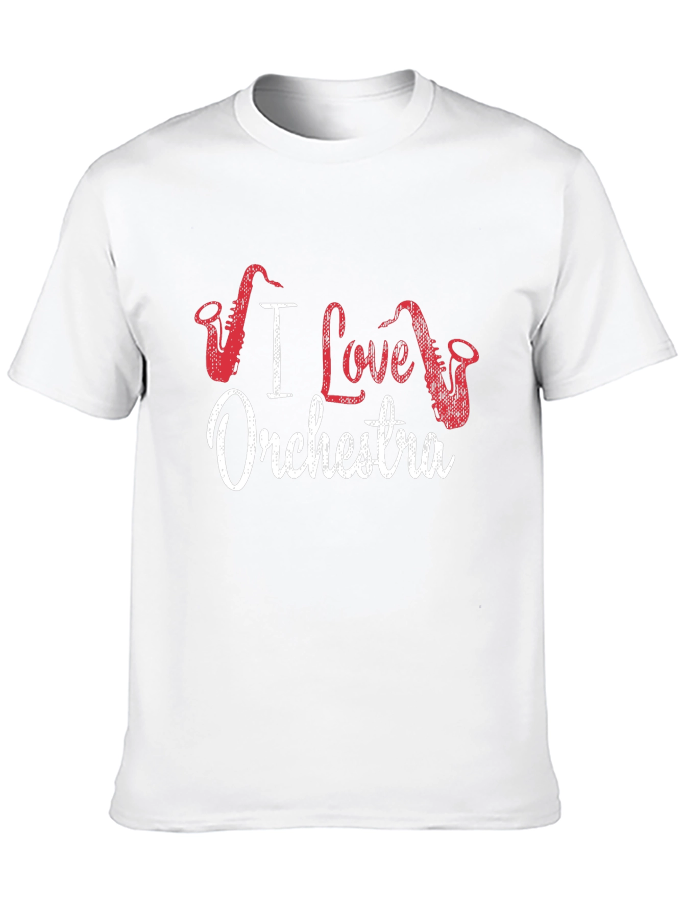 I Love Orchestra Saxophone Graphic Tee