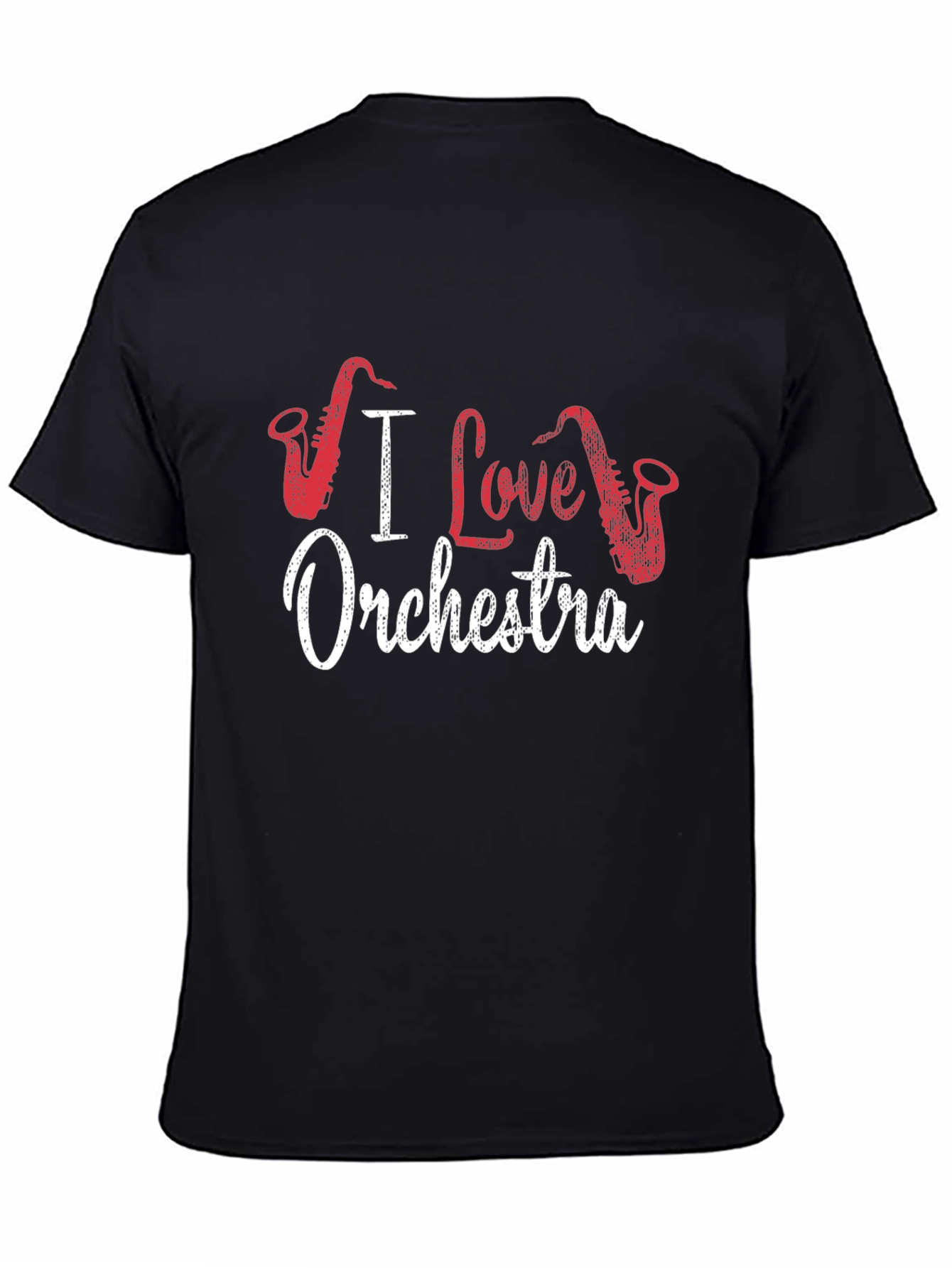 I Love Orchestra Saxophone Graphic Tee