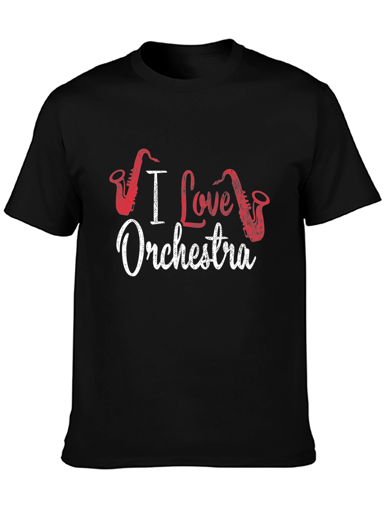 I Love Orchestra Saxophone Graphic Tee