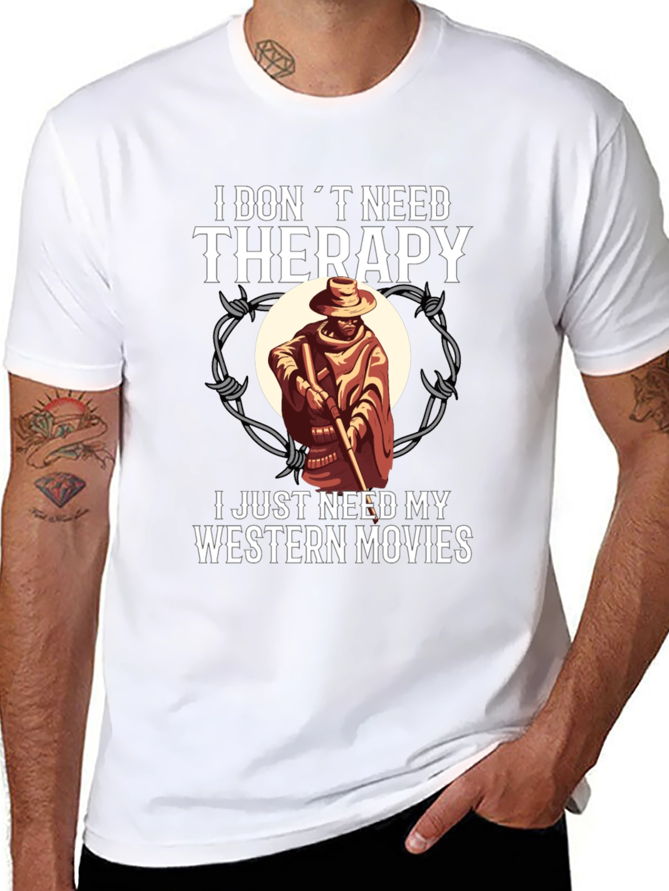 Western Movie Therapy T-Shirt