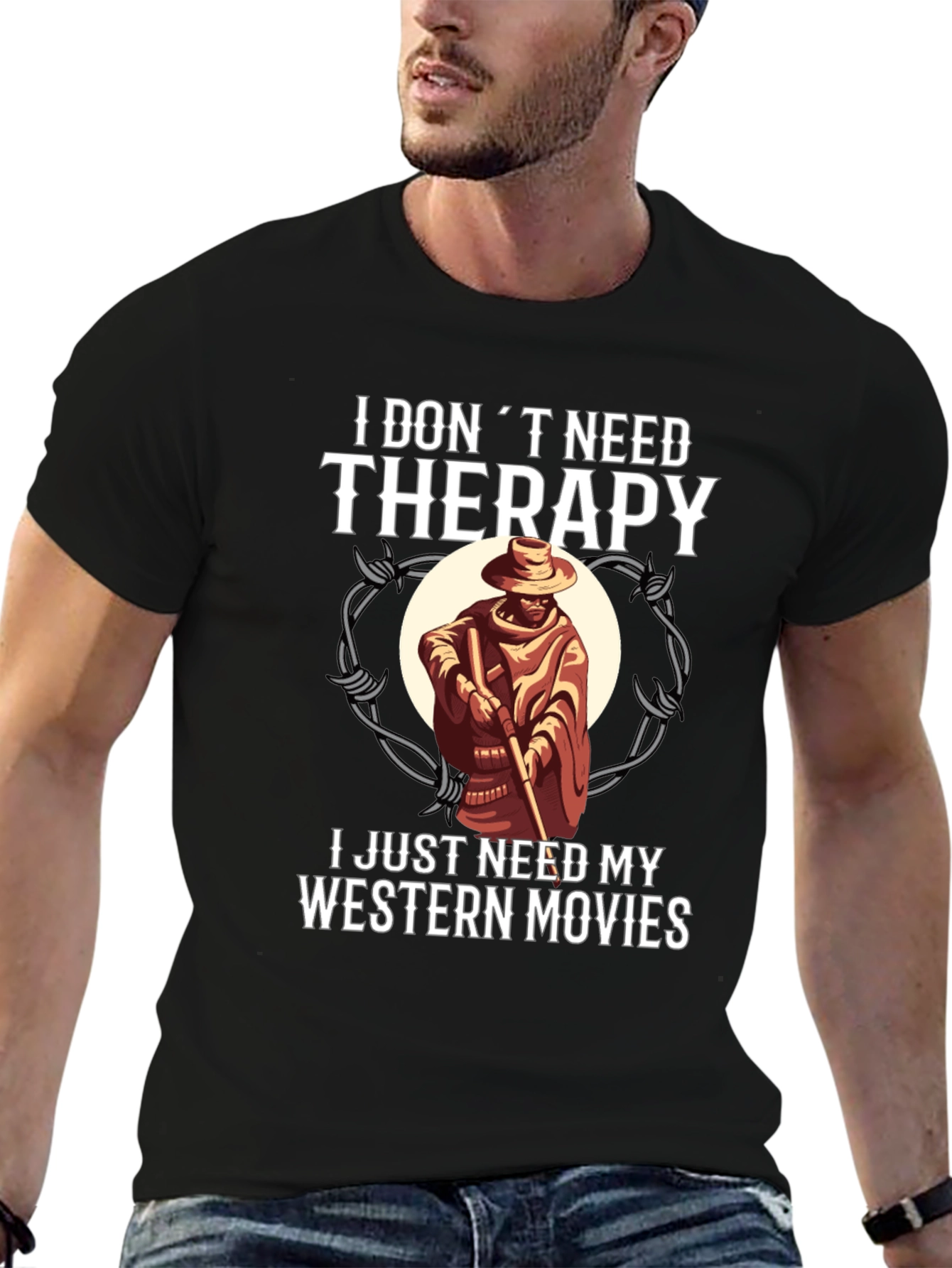 Western Movie Therapy T-Shirt