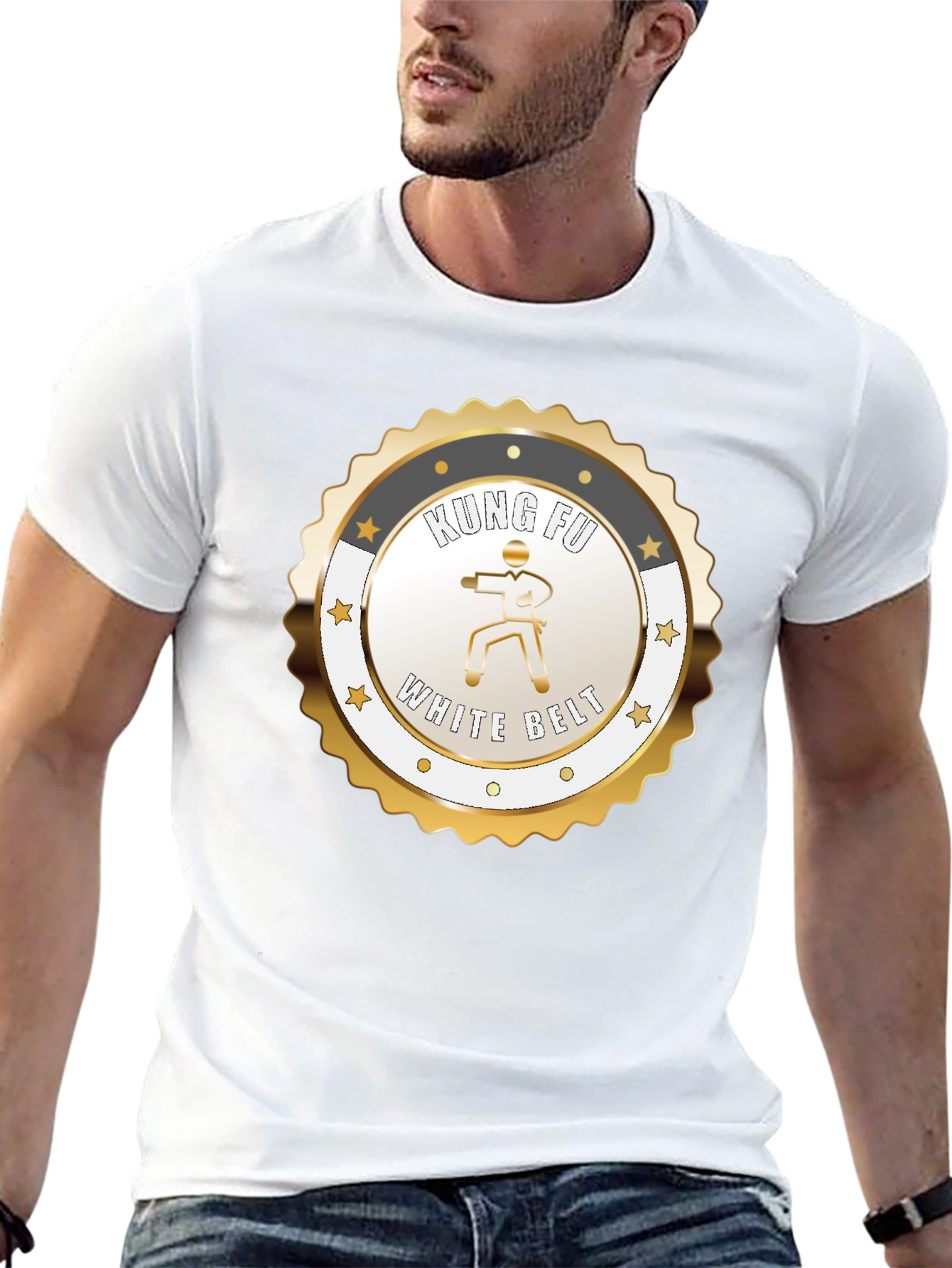 Kung Fu White Belt T-Shirt - Martial Arts Tee