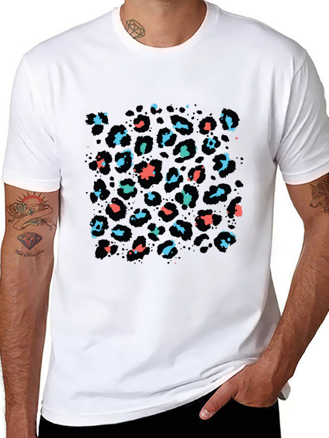 Modern Leopard Print T-Shirt