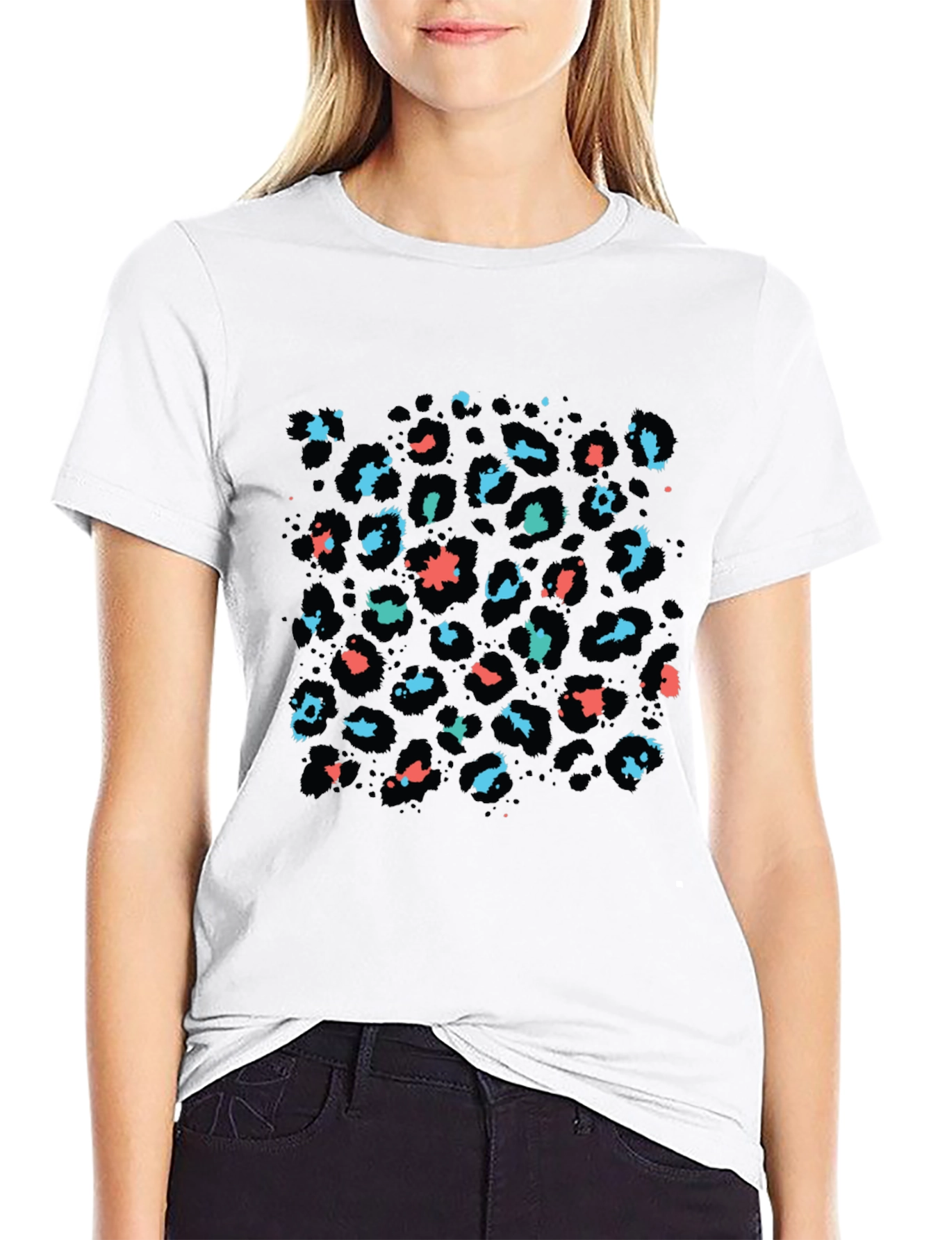 Modern Leopard Print T-Shirt