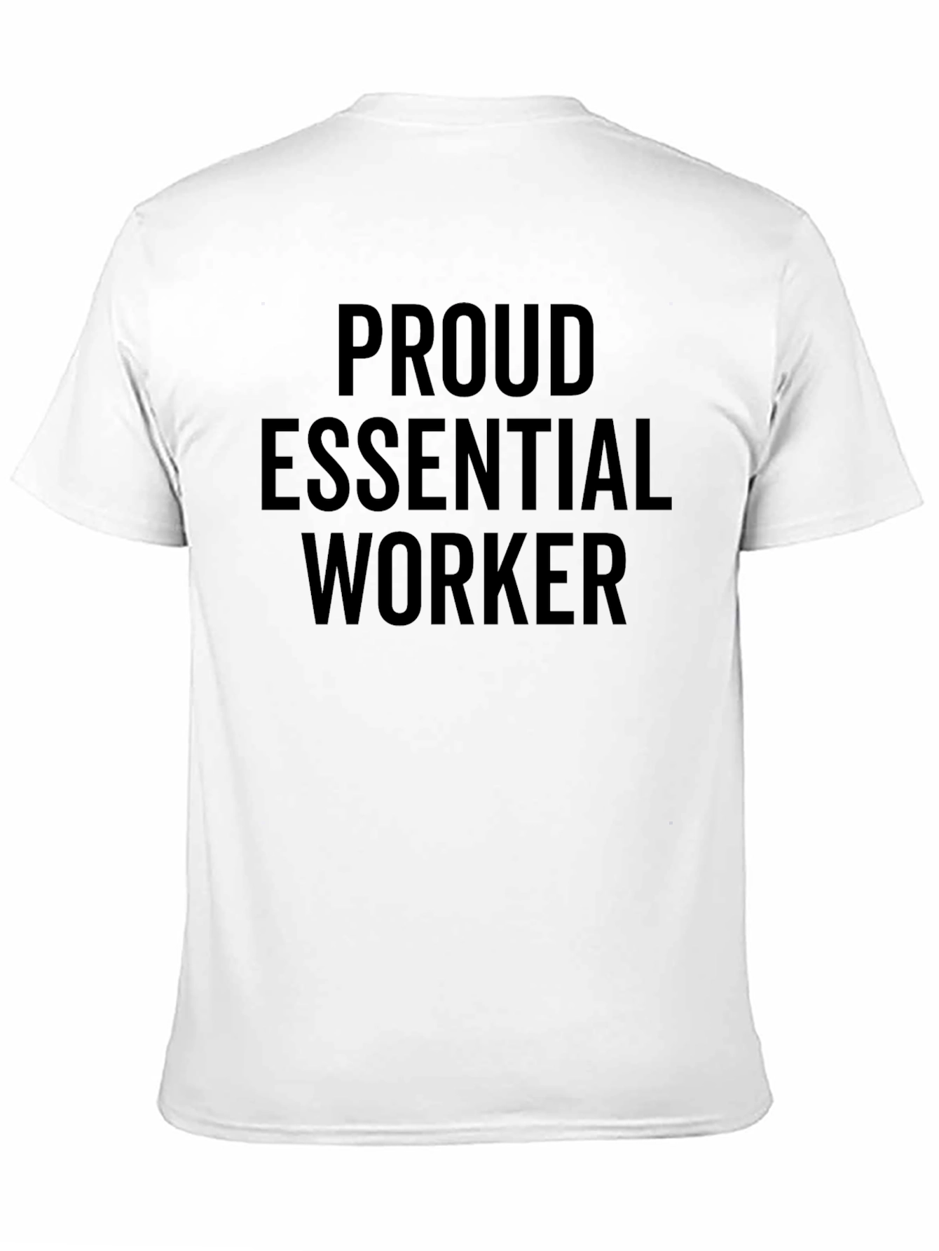 Proud Essential Worker Graphic Tee - Black