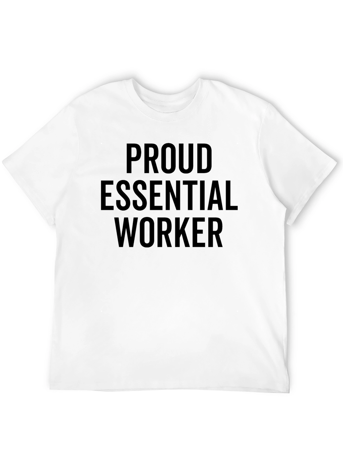 Proud Essential Worker Graphic Tee - Black