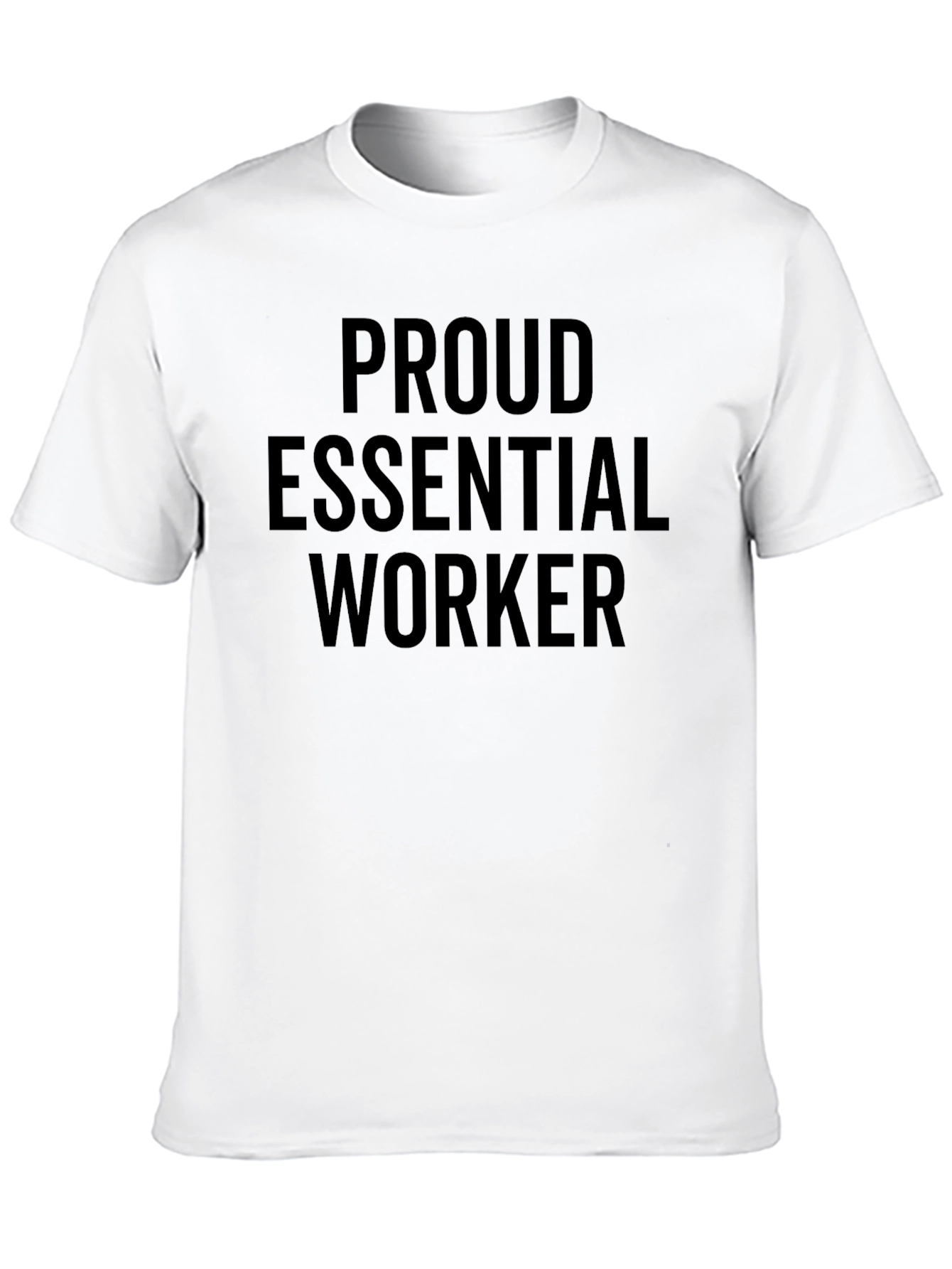 Proud Essential Worker Graphic Tee - Black