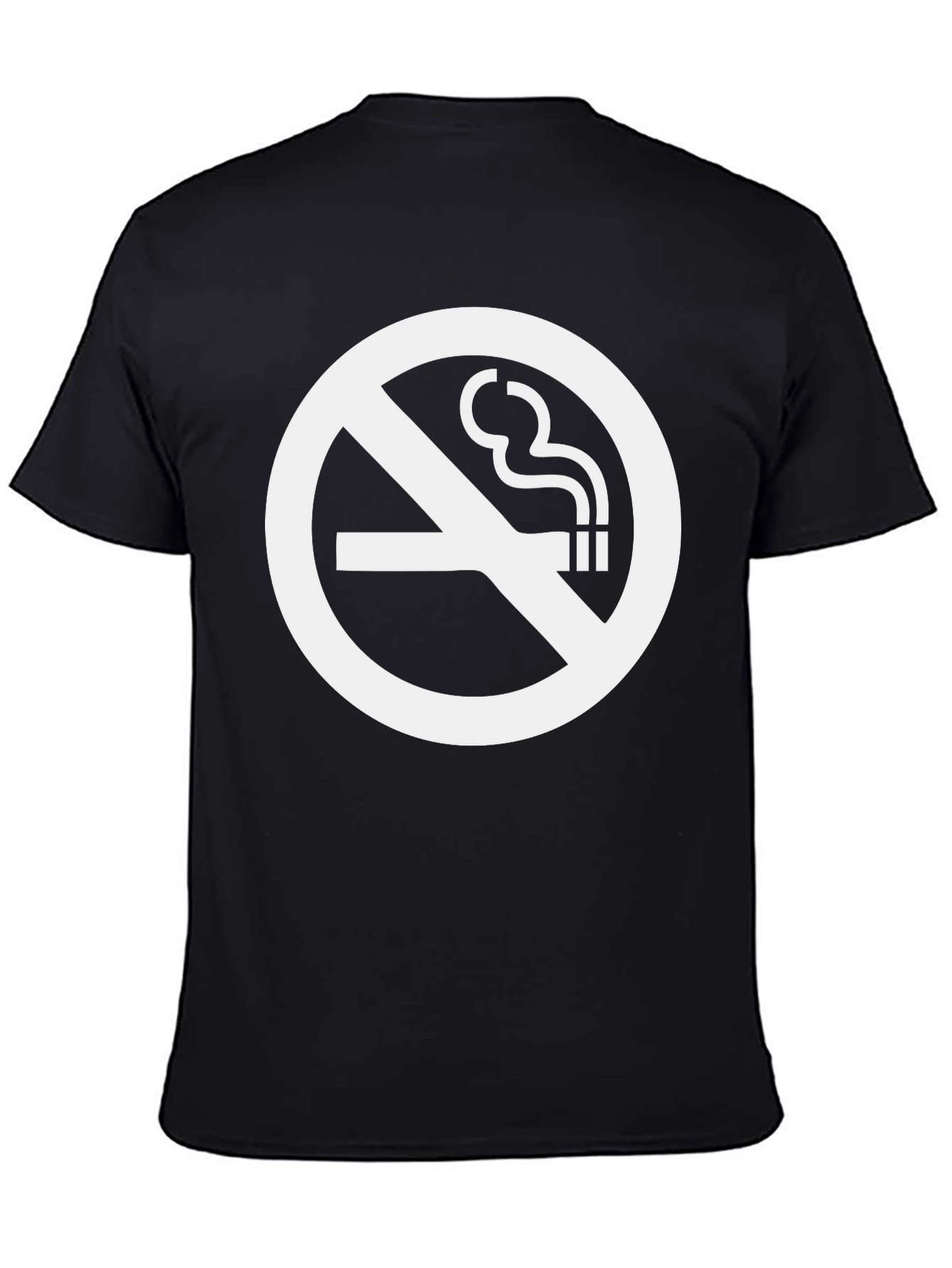 No Smoking Graphic Tee - Classic Black T-Shirt