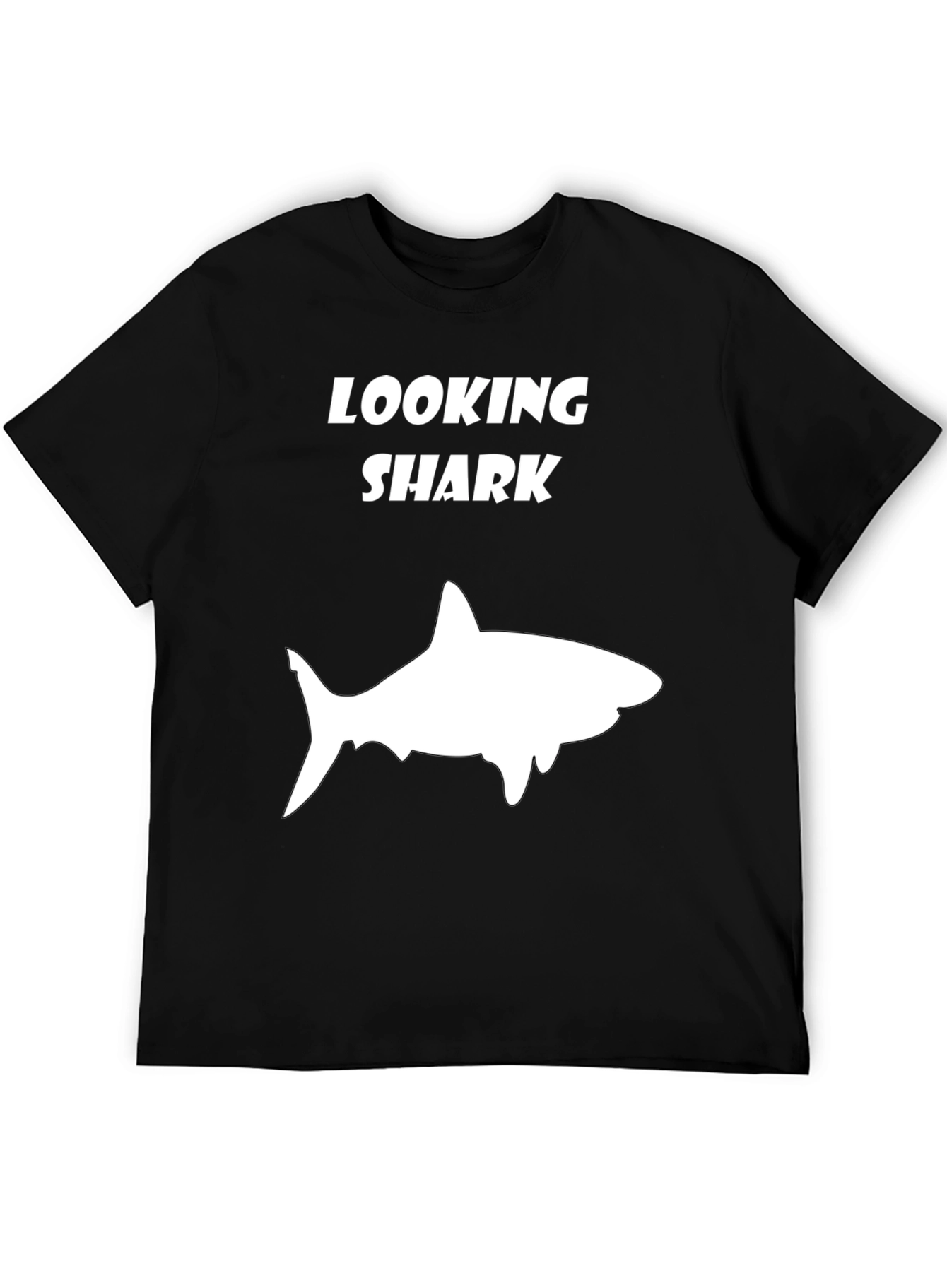 Looking Shark T-Shirt - Funny Graphic Tee