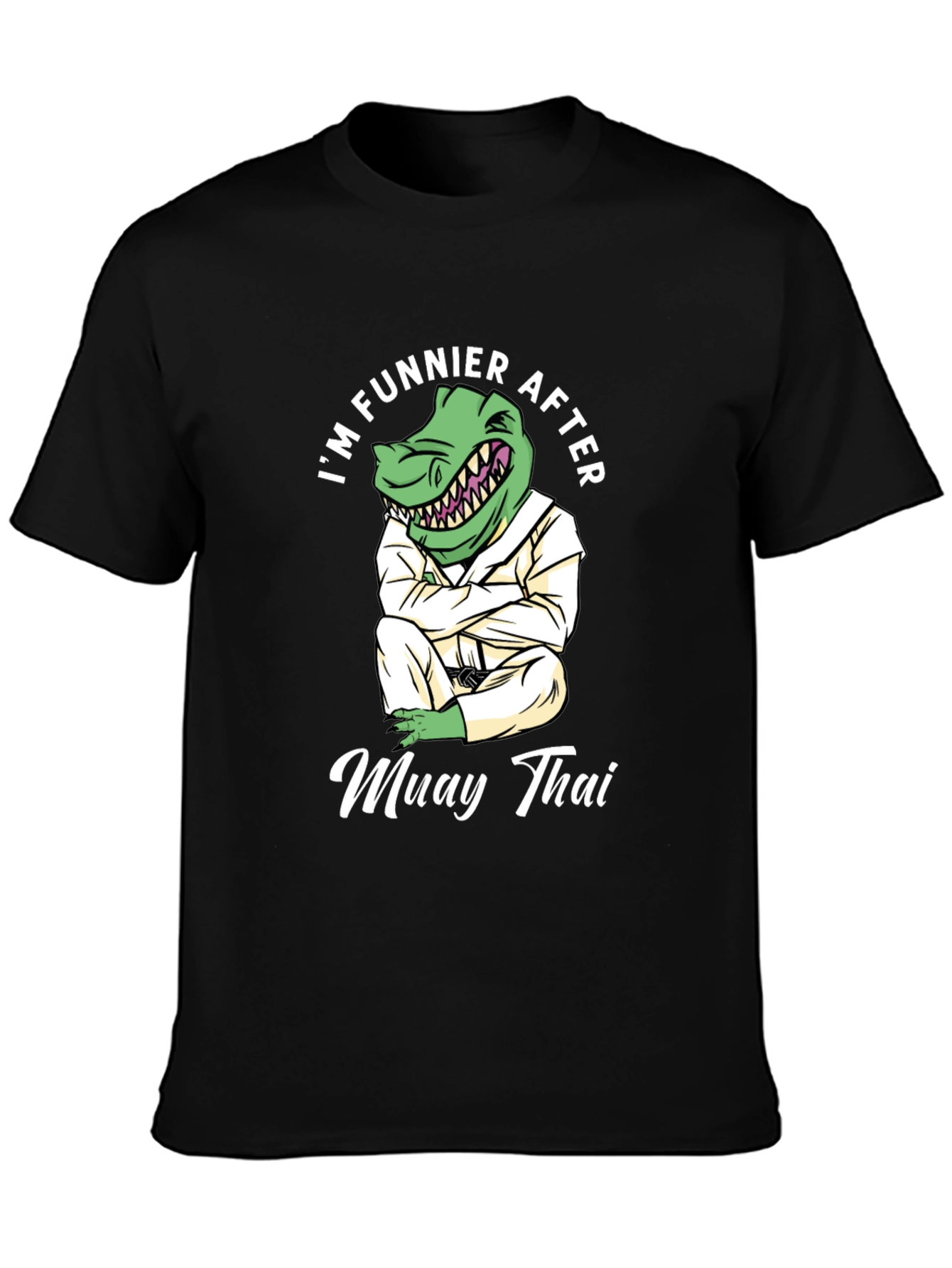 Funny Muay Thai Dinosaur T-Shirt