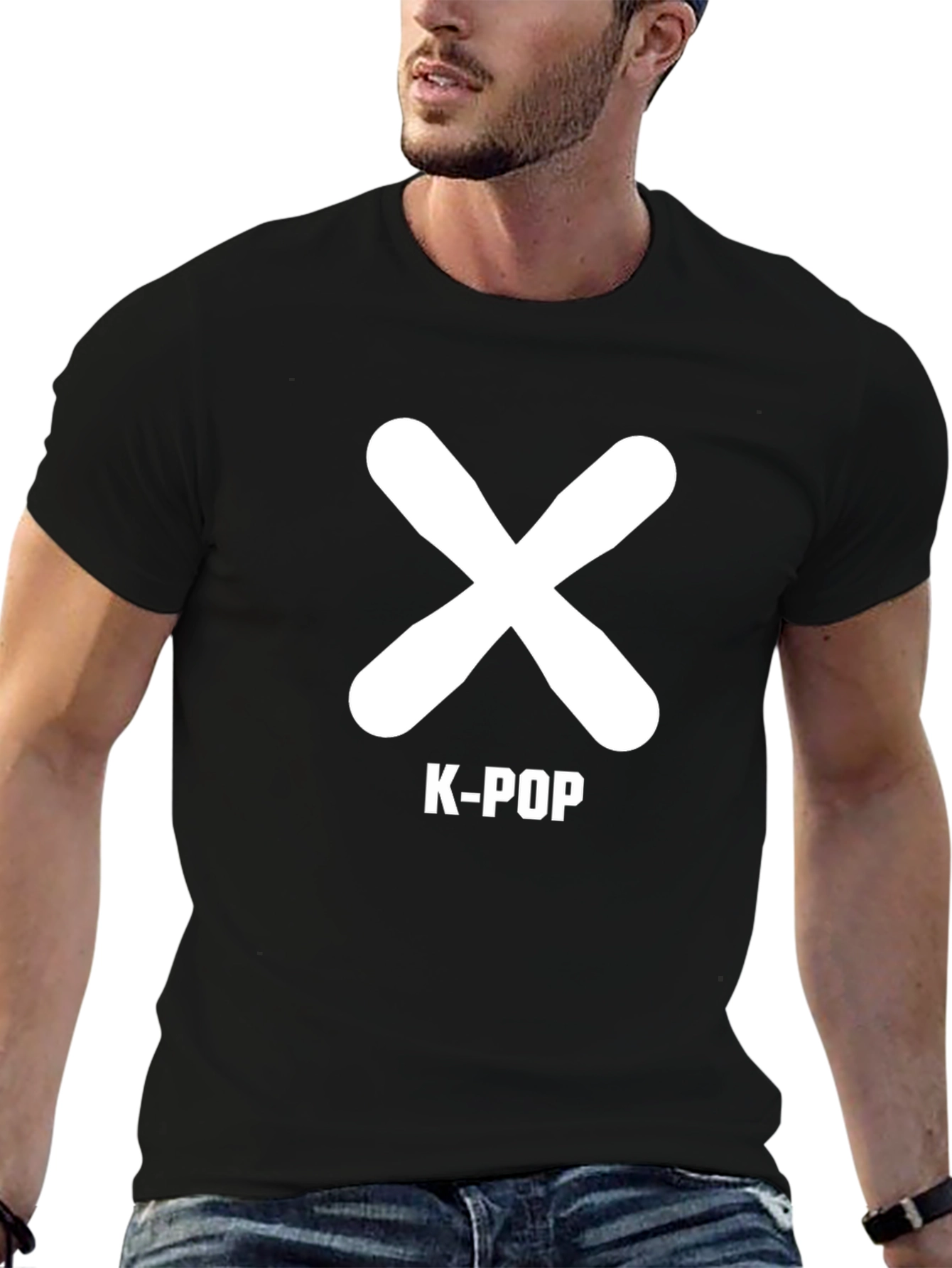 K-Pop X T-Shirt - Black
