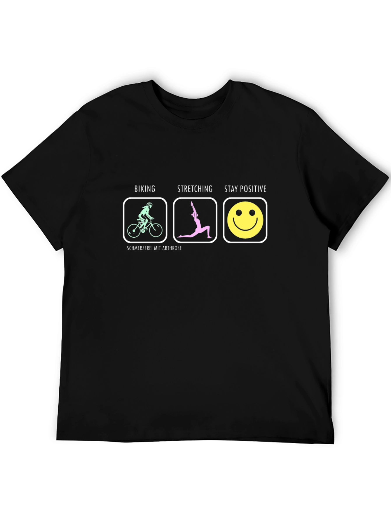 Biking Stretching Positive T-Shirt