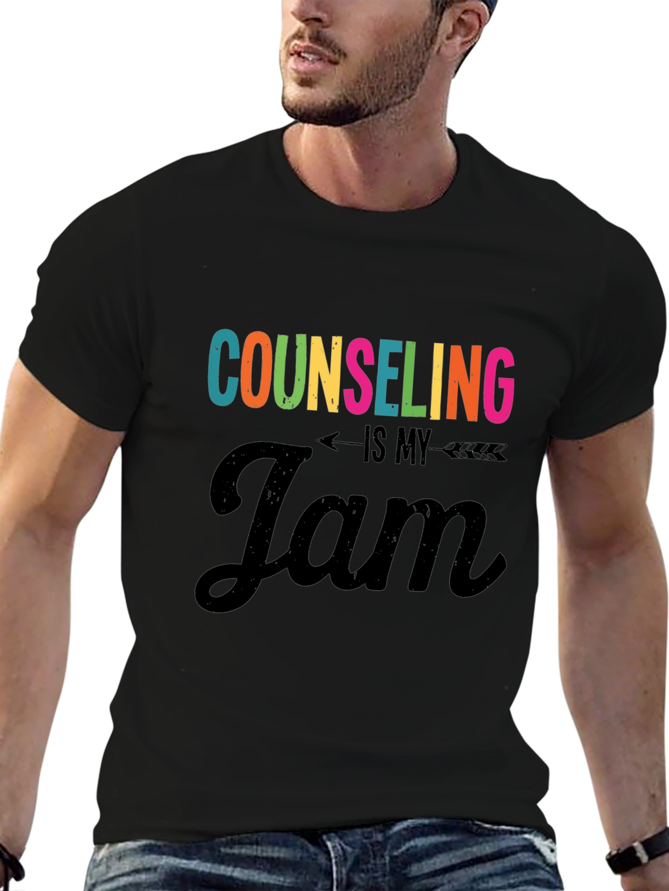 Counseling Is My Jam Graphic T-Shirt