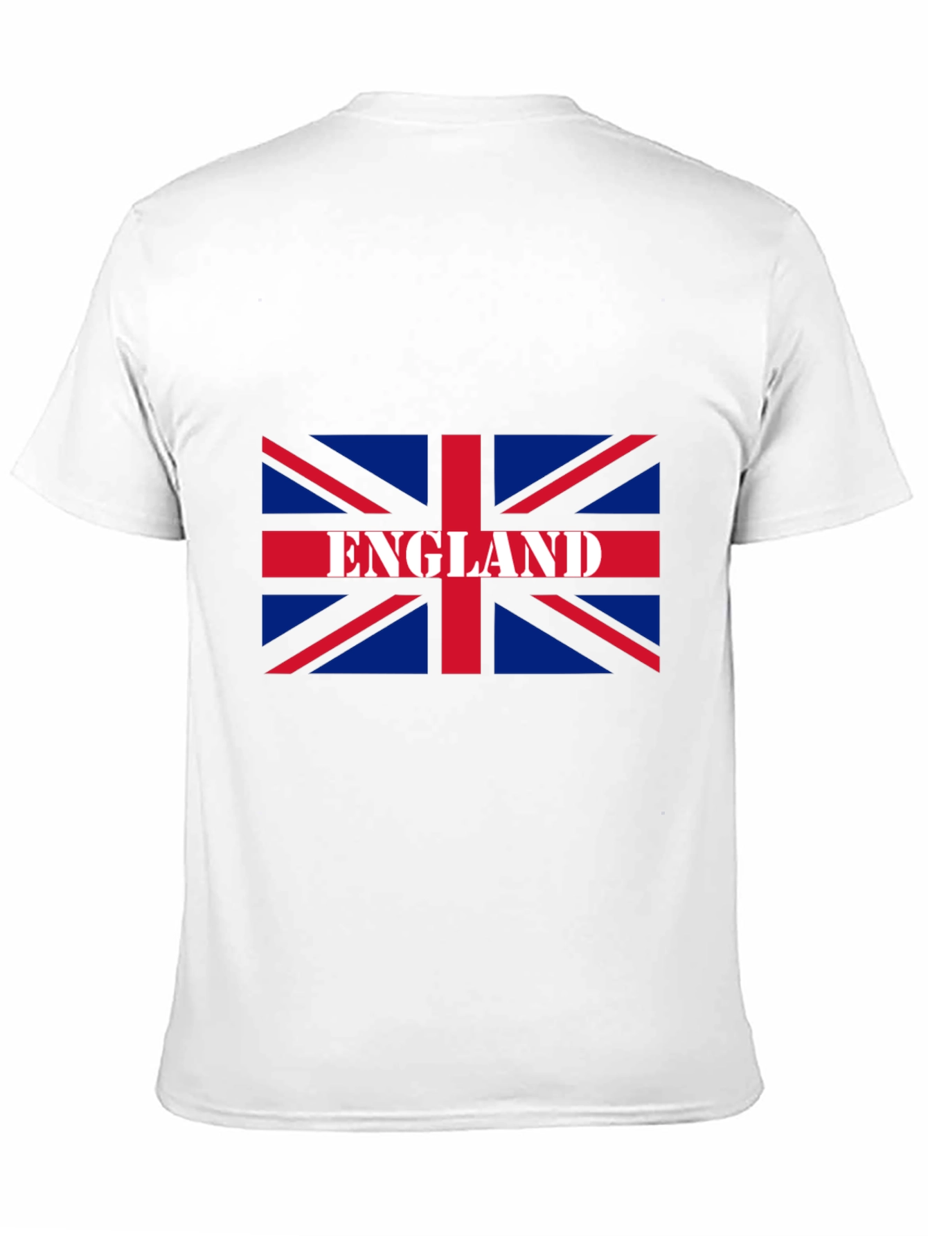 England Flag Graphic T-Shirt - Black