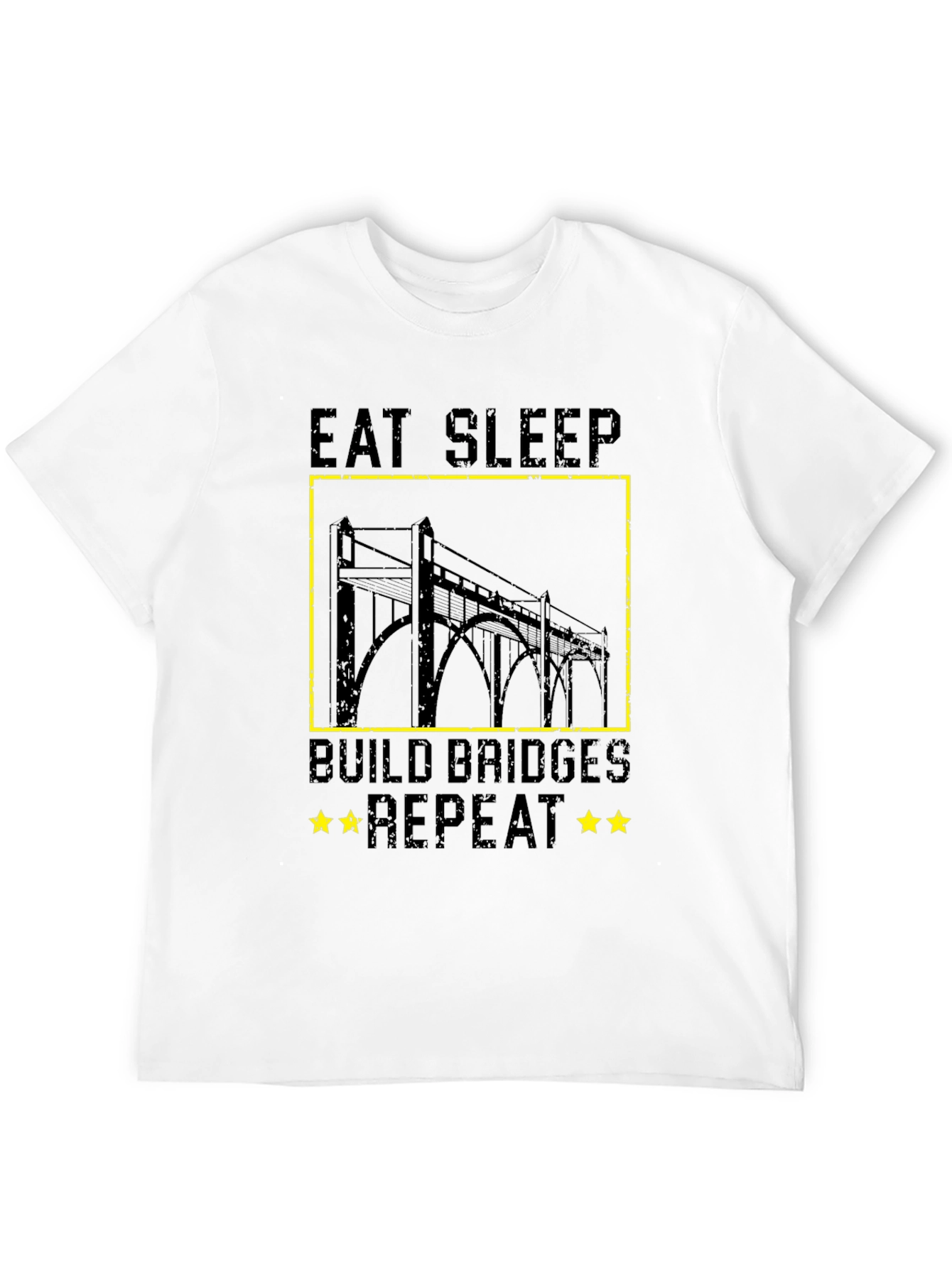 Eat Sleep Build Bridges Repeat T-Shirt