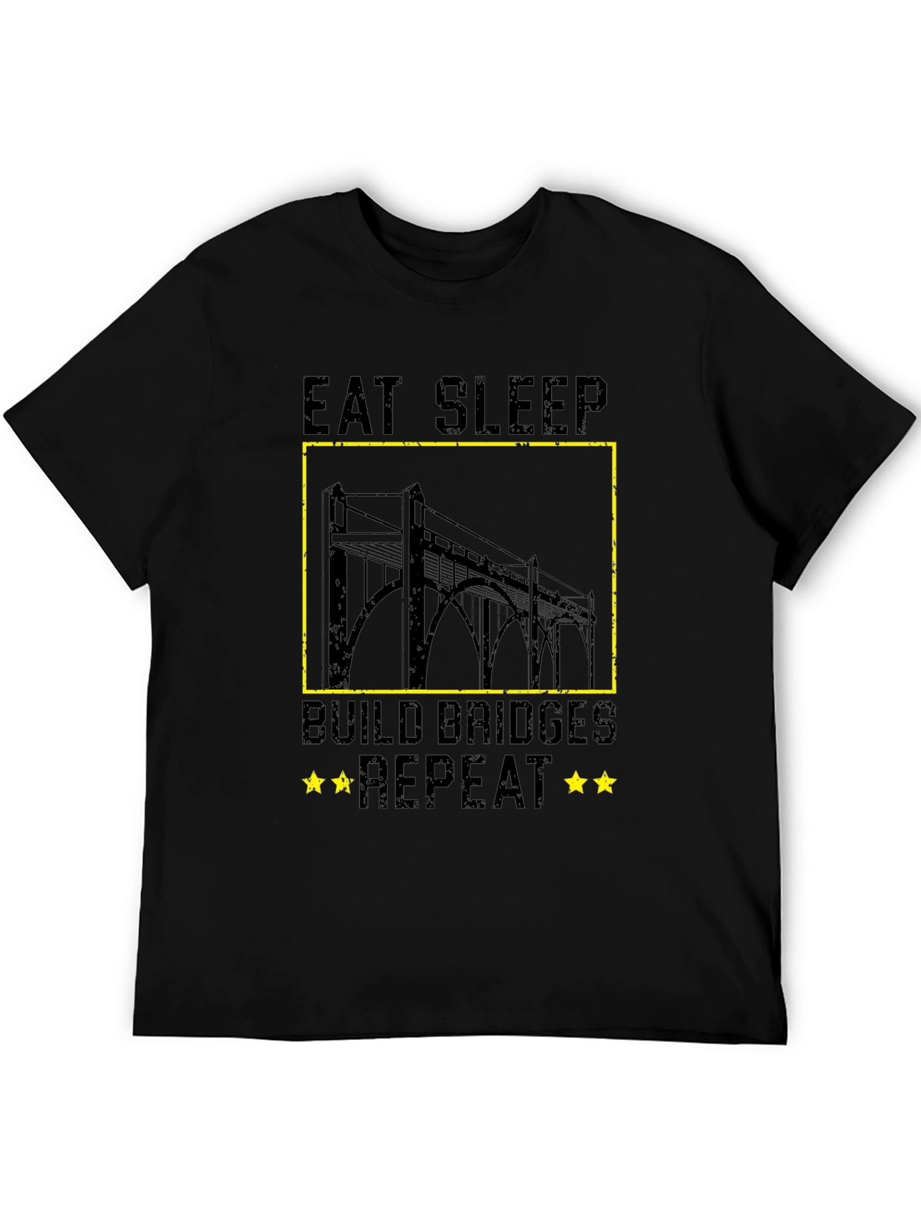 Eat Sleep Build Bridges Repeat T-Shirt