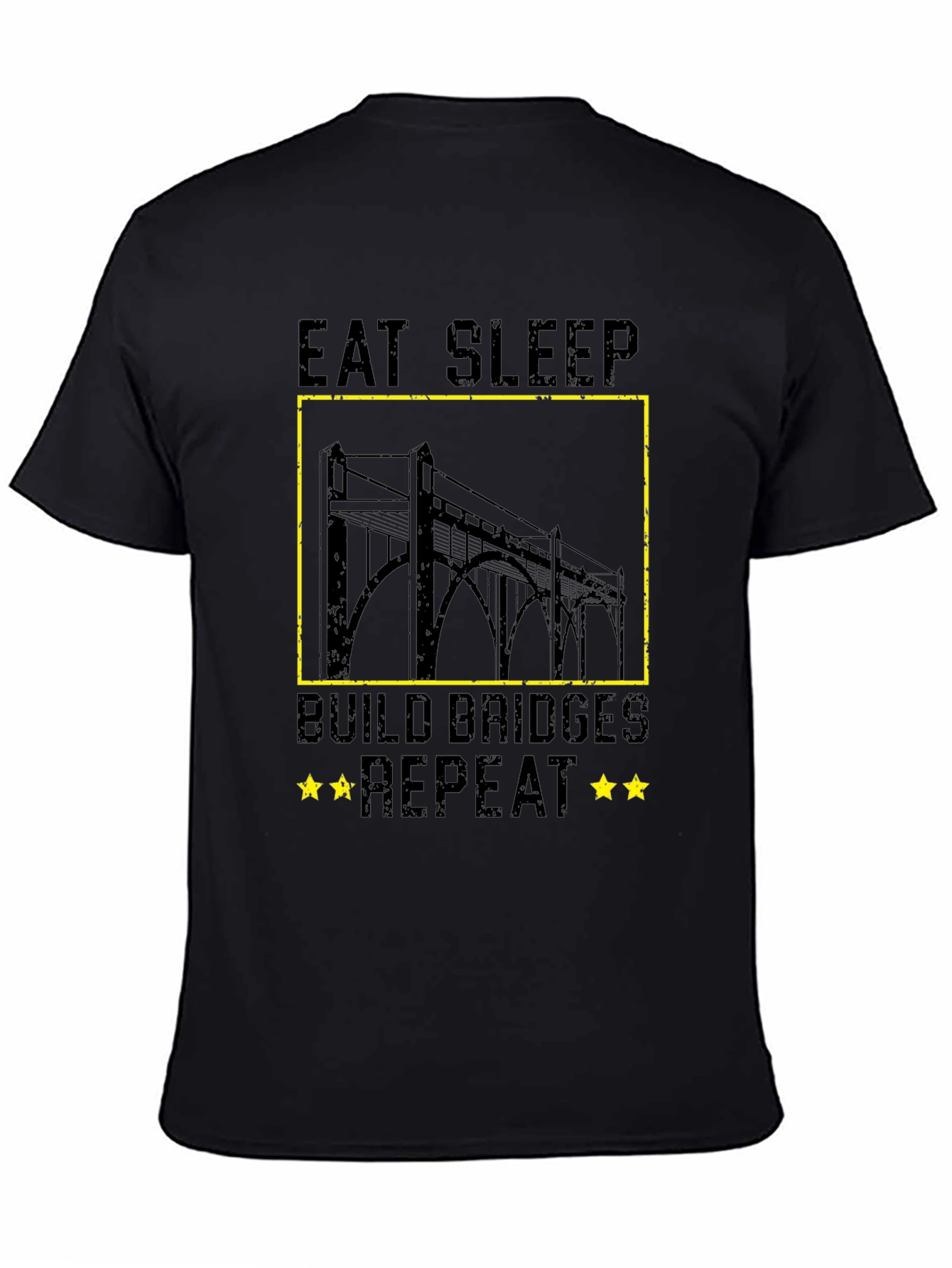 Eat Sleep Build Bridges Repeat T-Shirt