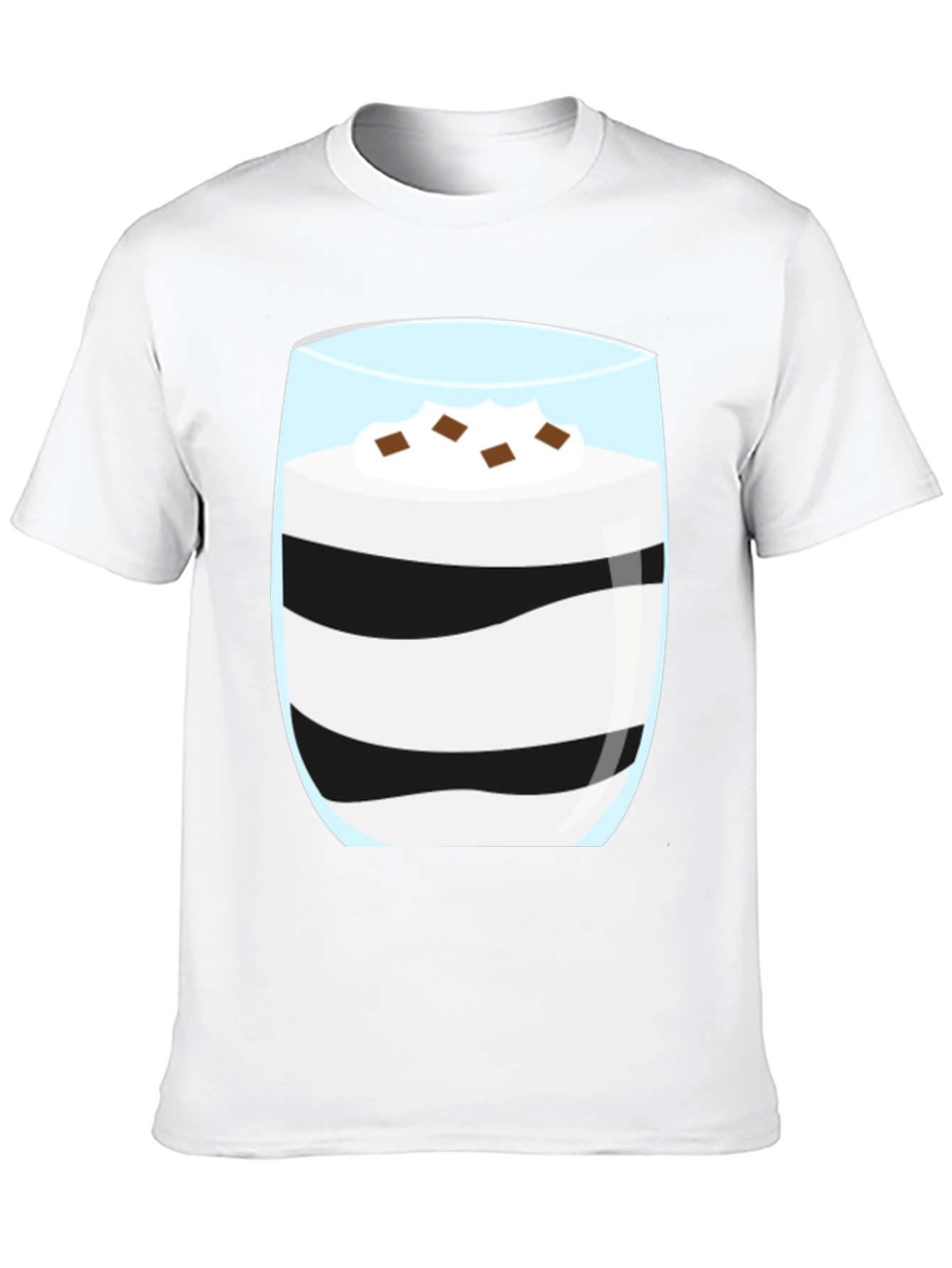 Dessert Glass T-Shirt Novelty Graphic Tee