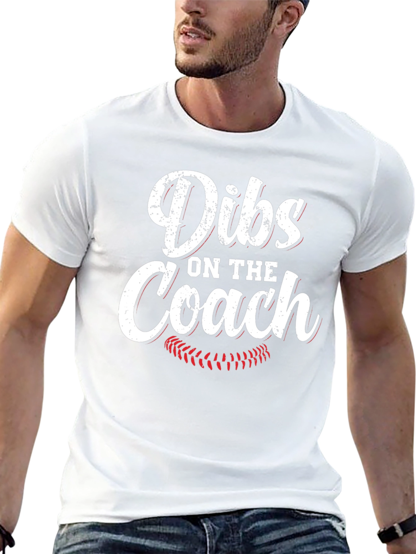 Dibs on the Coach T-Shirt Baseball Mom Tee