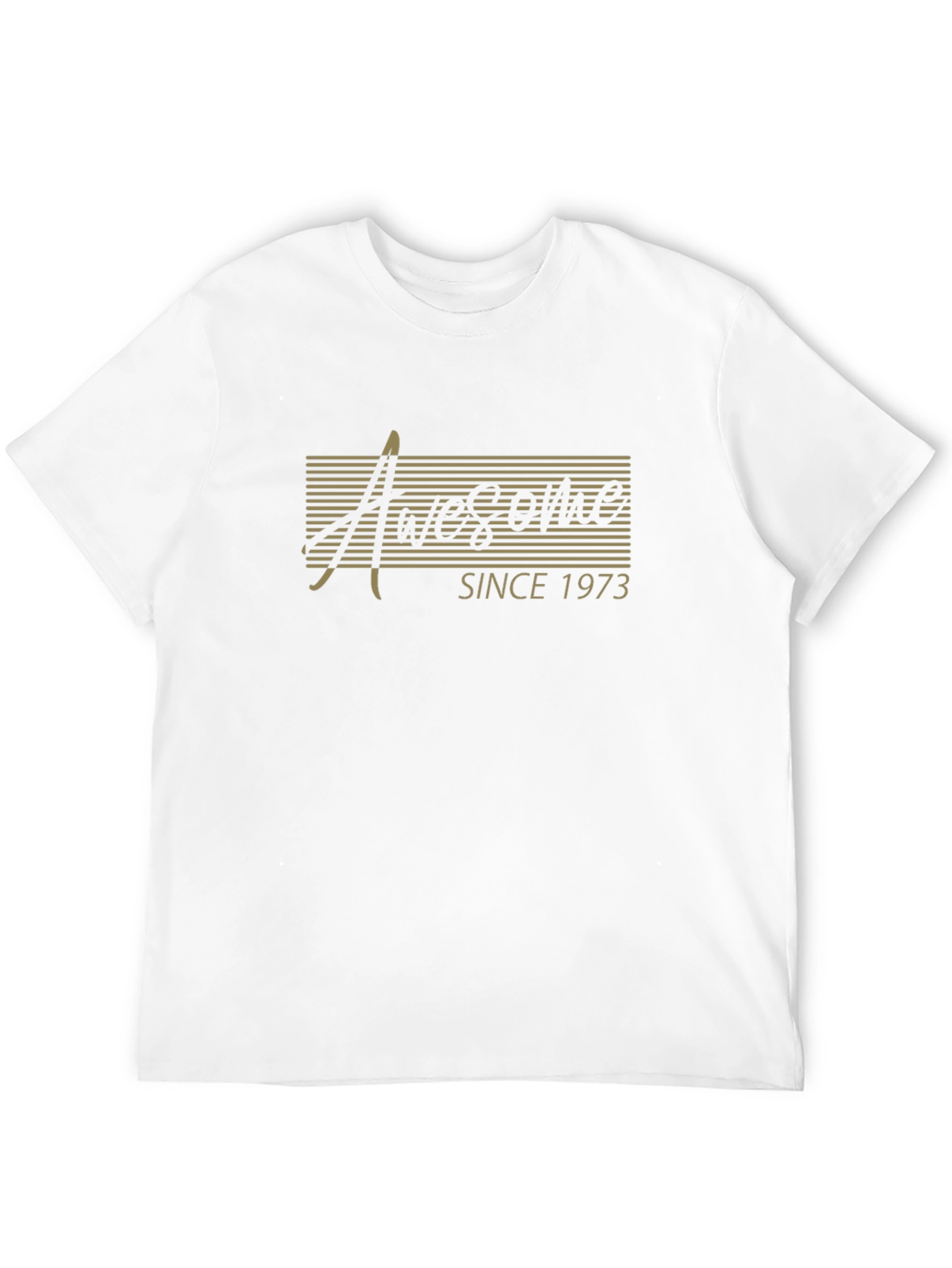 Awesome Since 1973 Black Graphic Tee