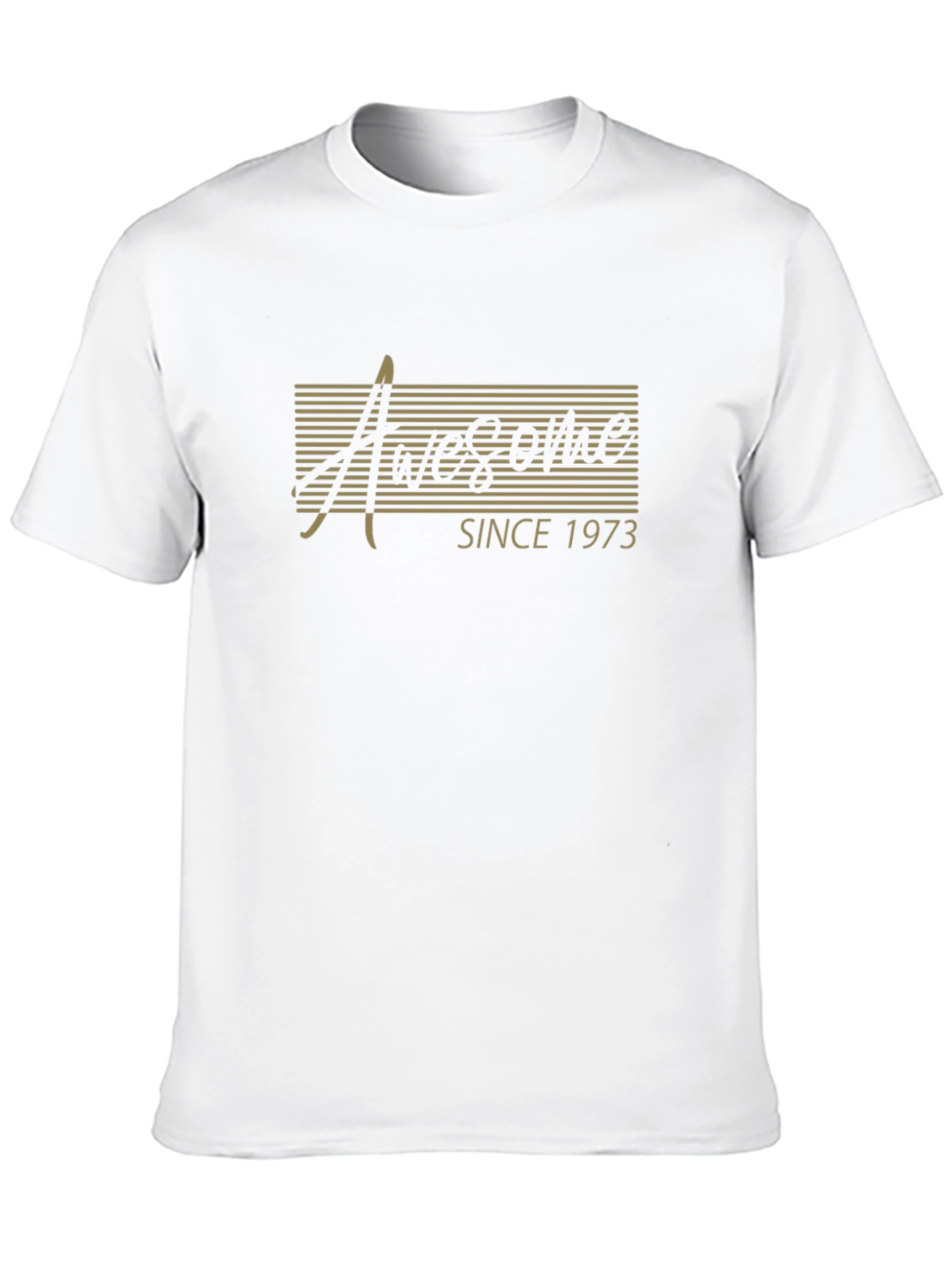 Awesome Since 1973 Black Graphic Tee