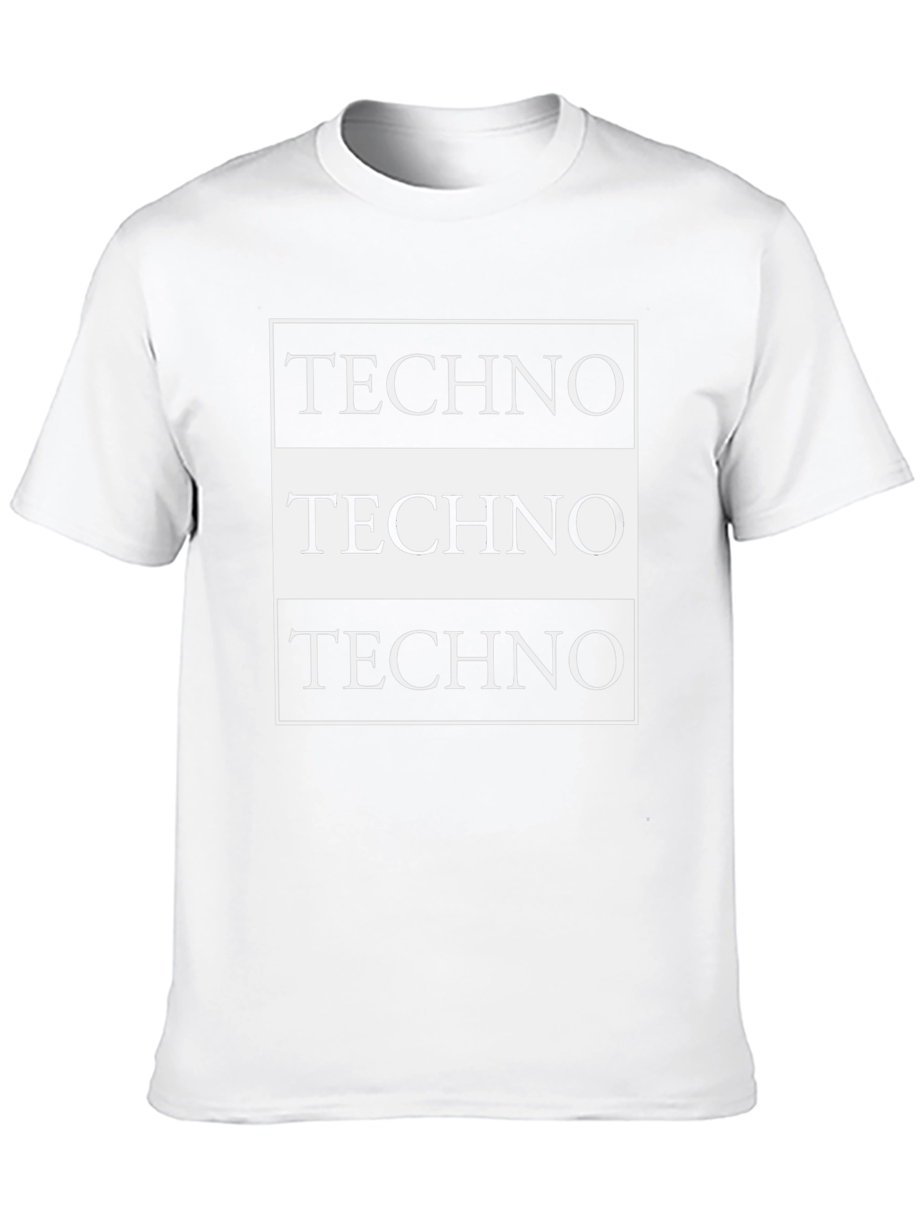 Techno T-Shirt - Black Graphic Tee