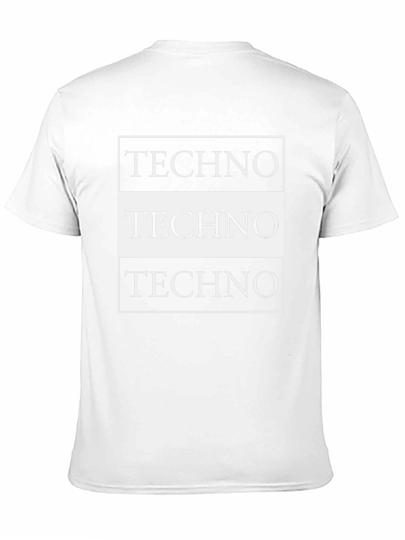 Techno T-Shirt - Black Graphic Tee